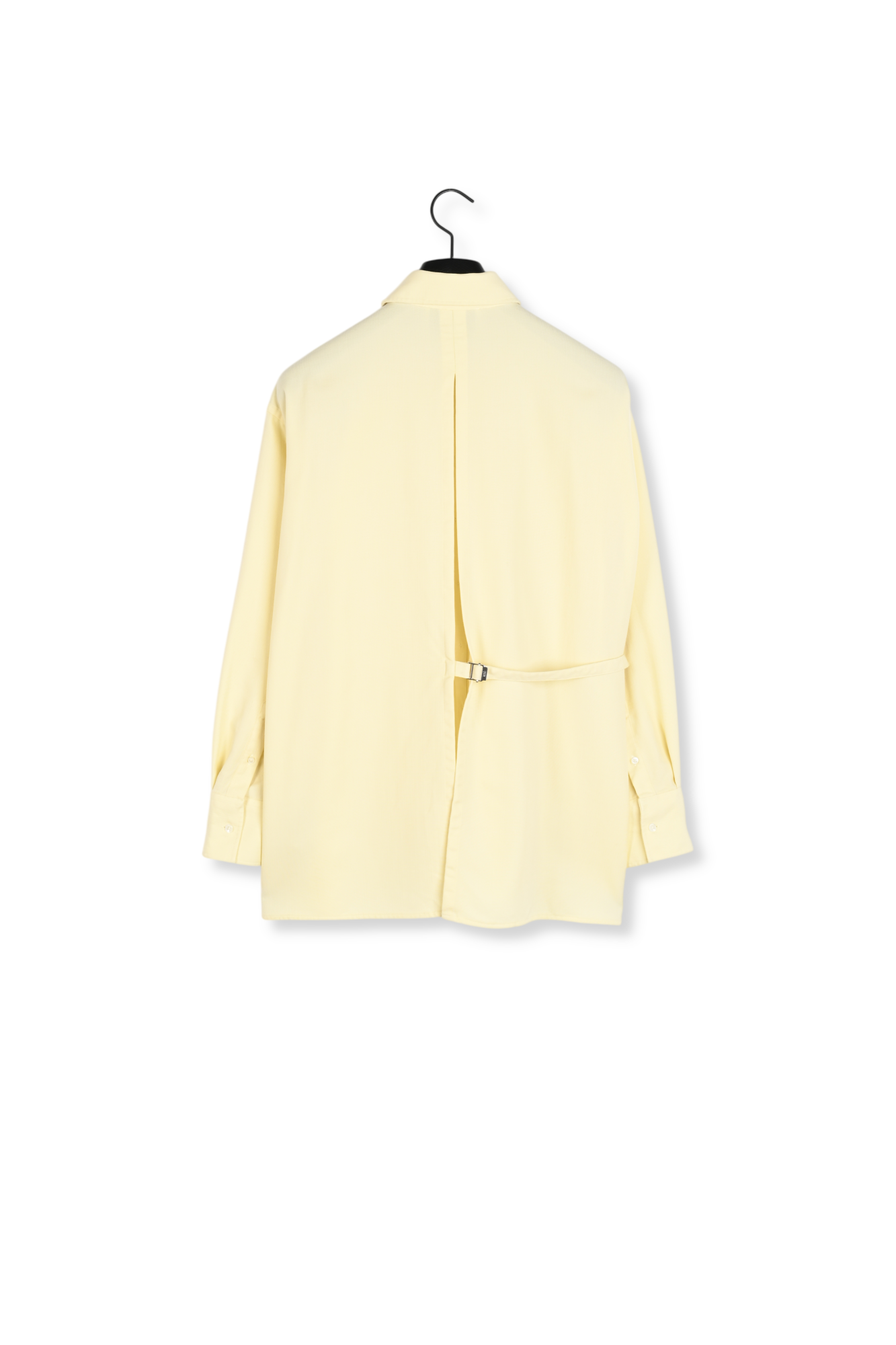 Photo produit Chemise Verte Loose Fente Dos En Laine numéro 1