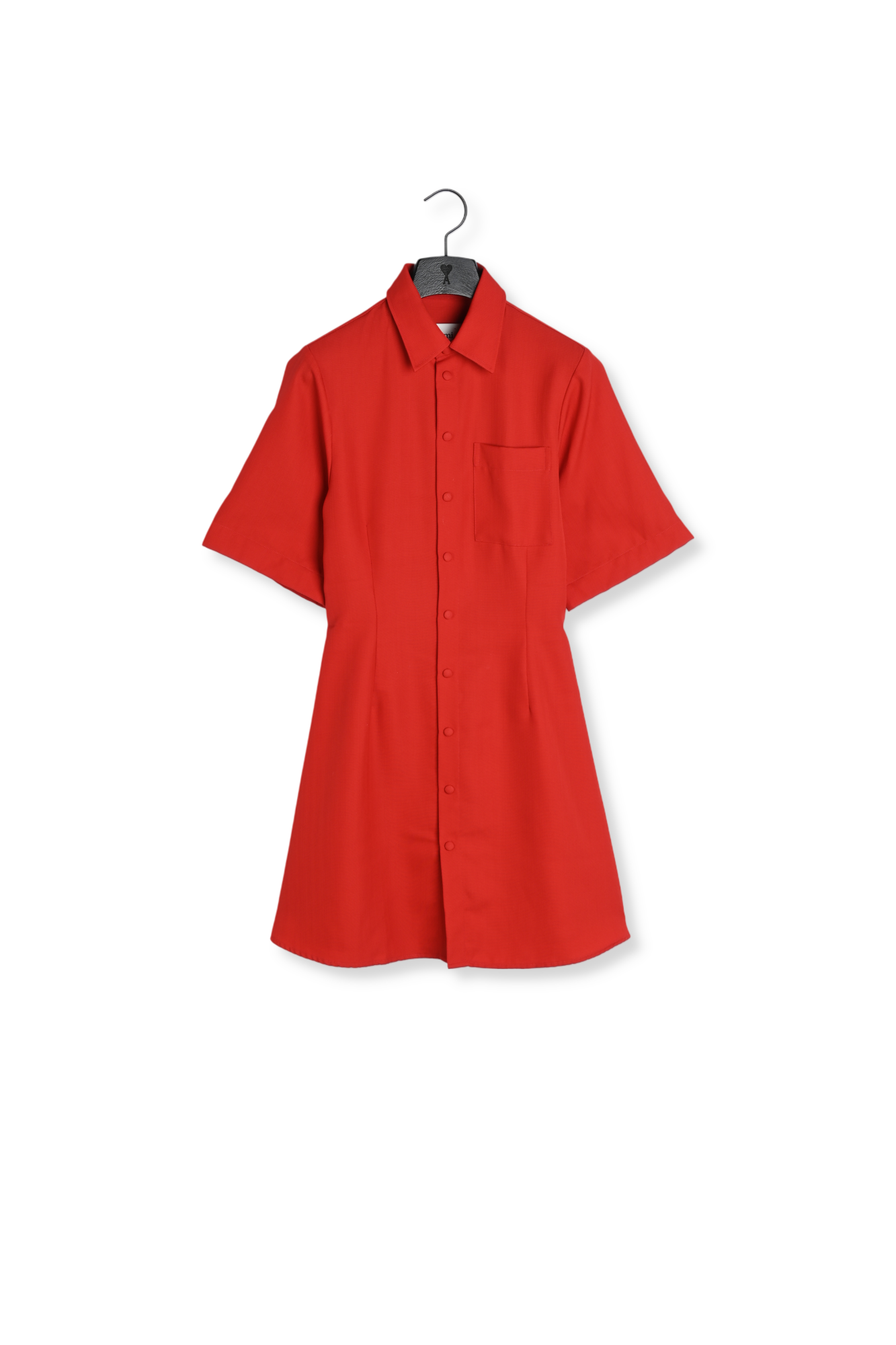 Robe Chemise  Manches Courtes En Laine Ami seconde main photo 1