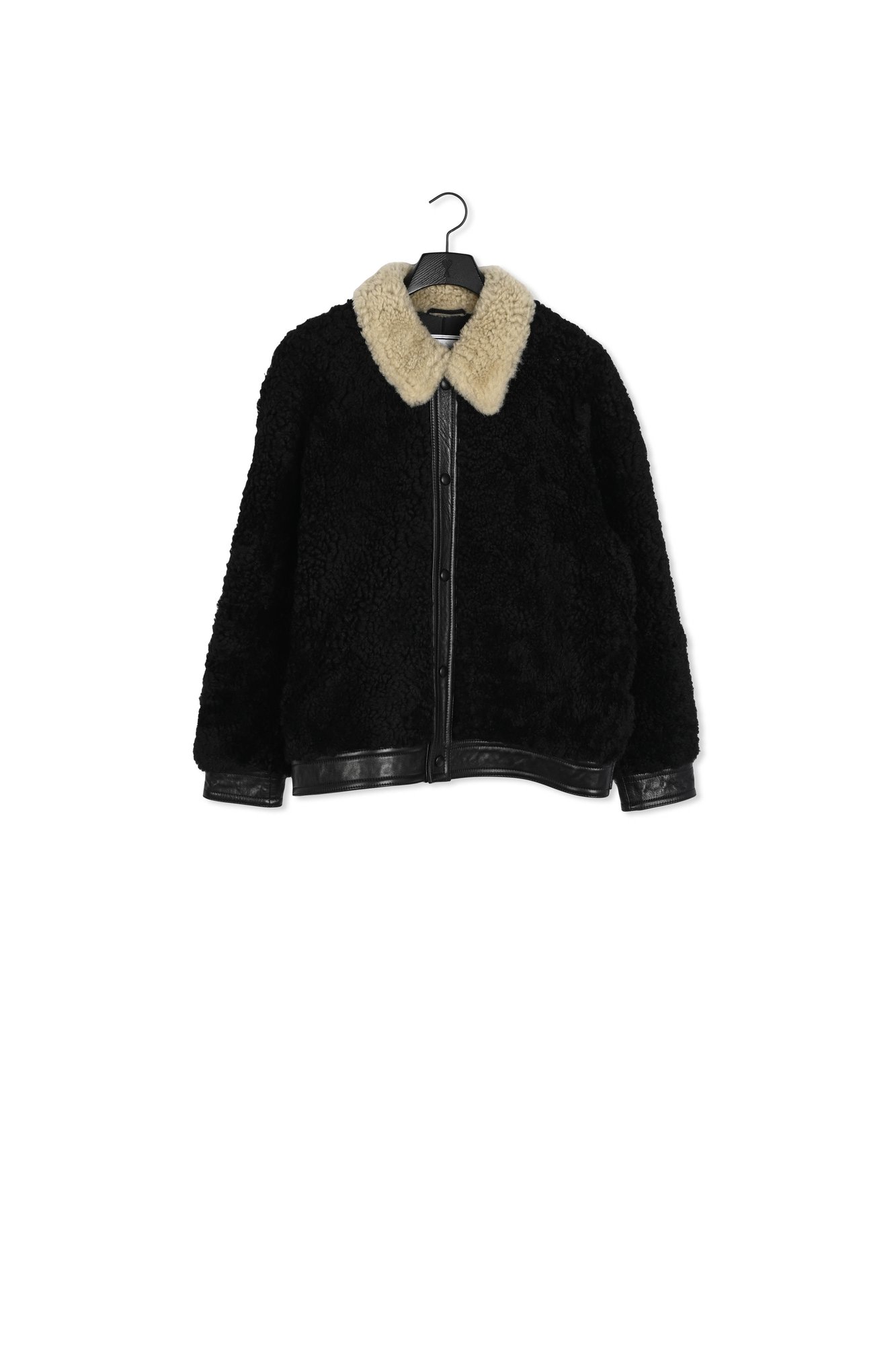 Blouson shearling a pressions