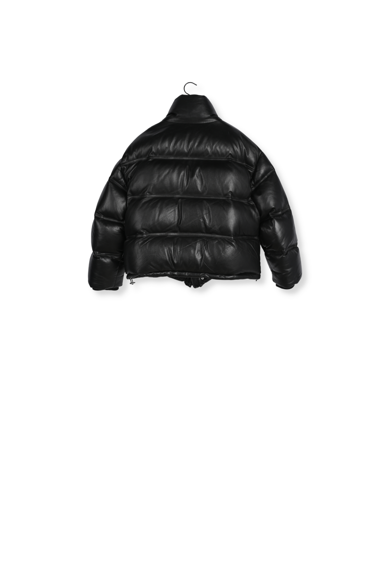 Leather down jacket Ami second-hand photo 2
