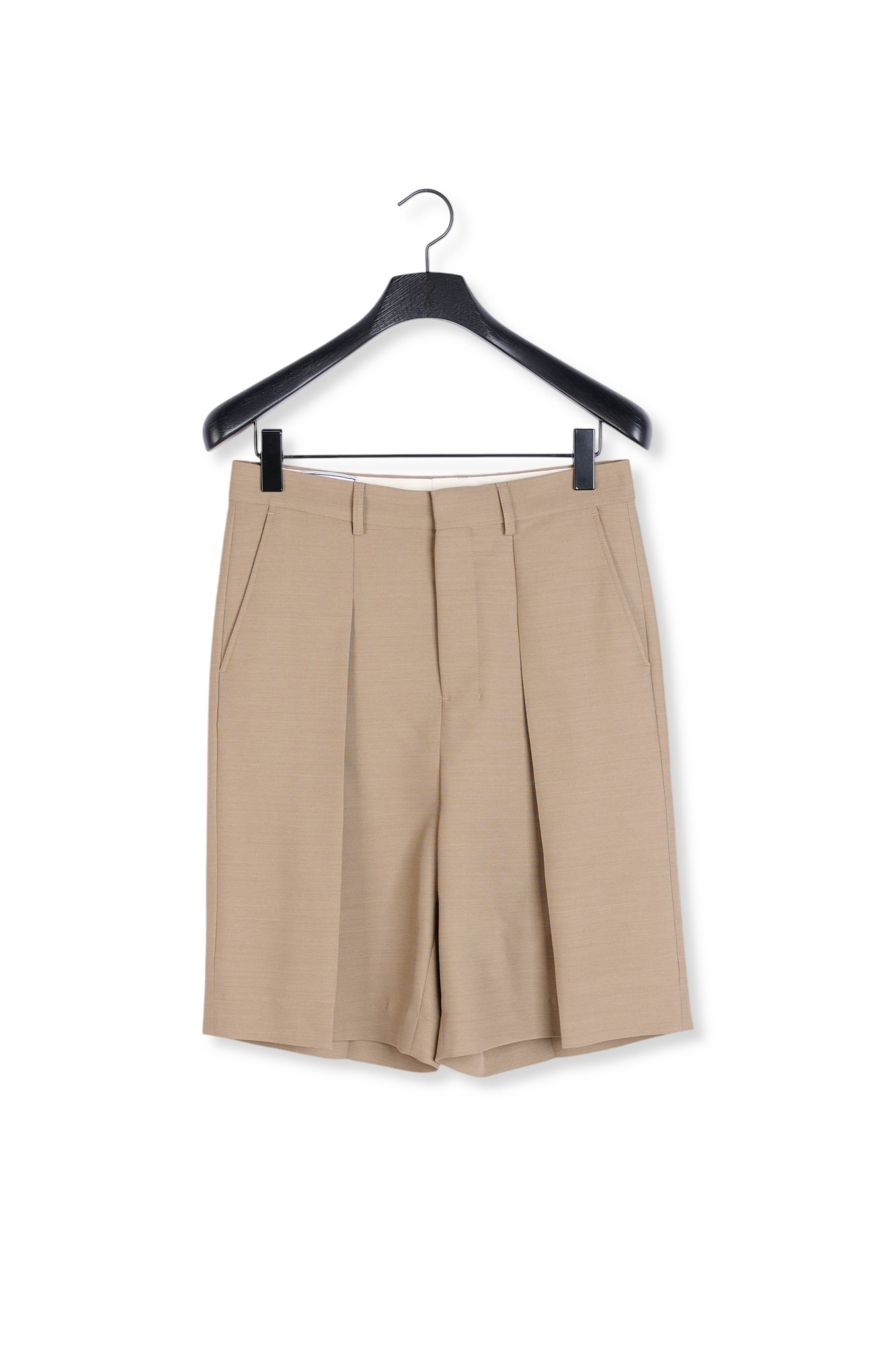 Wide fit pleated bermuda shorts Ami second-hand photo 1
