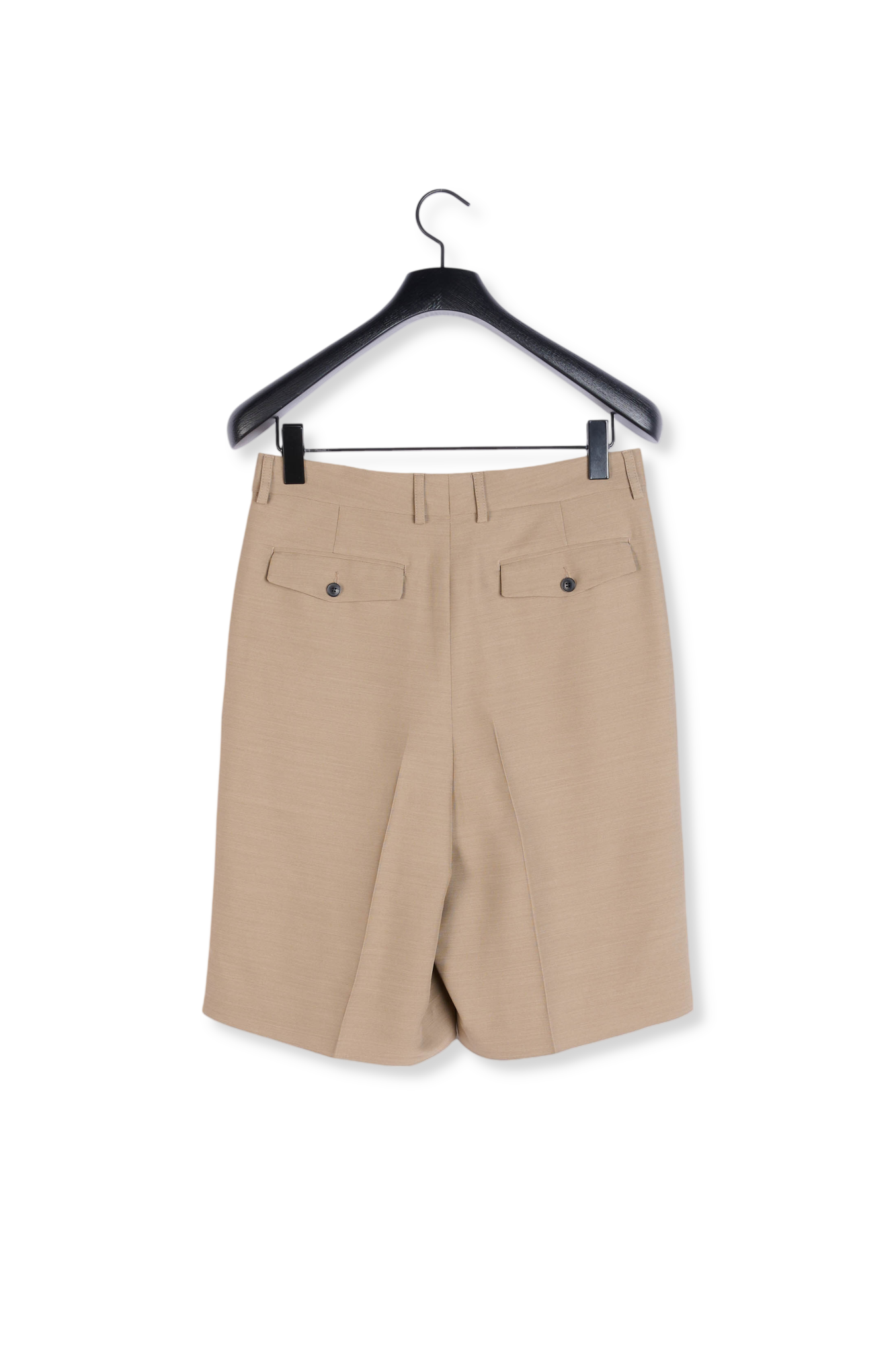 Wide fit pleated bermuda shorts Ami second-hand photo 2