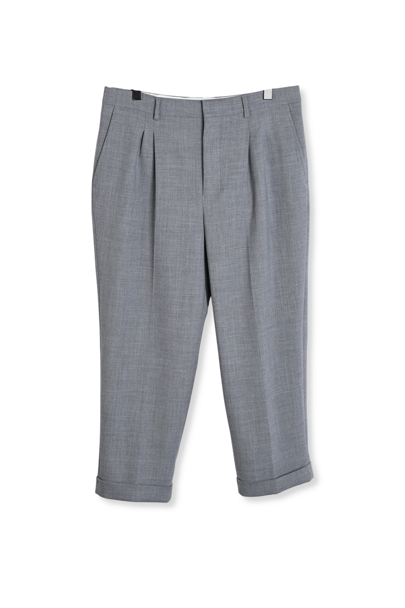 Pantalon carotte a revers et pinces Ami seconde main photo 1