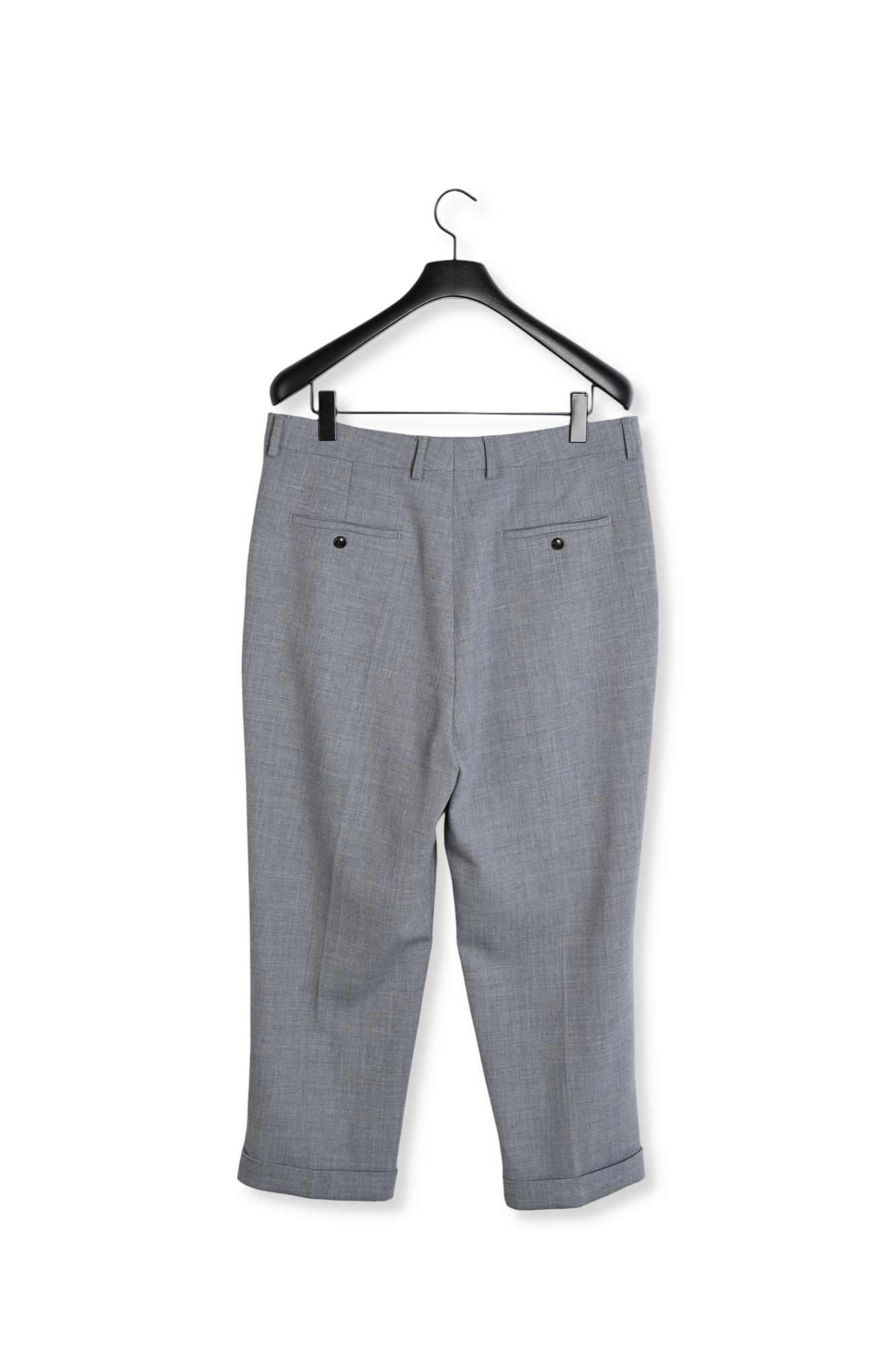 Pantalon carotte a revers et pinces Ami seconde main photo 2