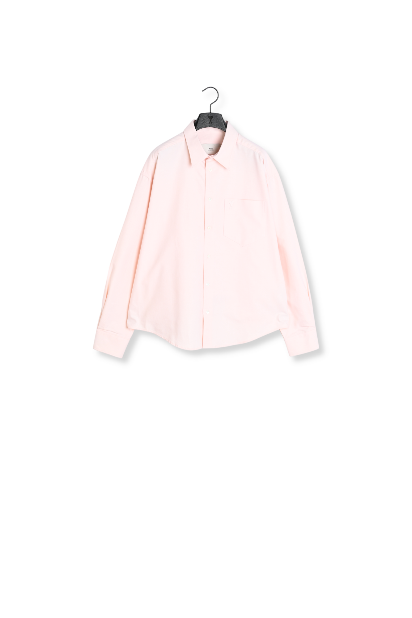 Cotton Embossed Ami De Coeur Boxy Shirt Ami second-hand photo 1