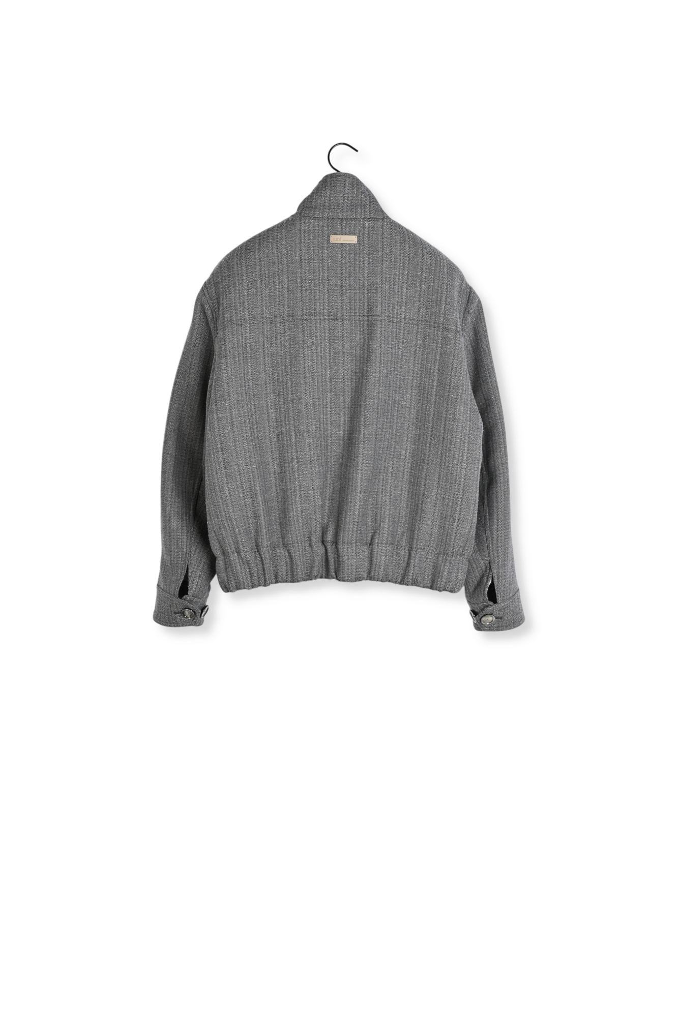 Blouson Harrington  A Chevron En Laine Ami seconde main photo 2
