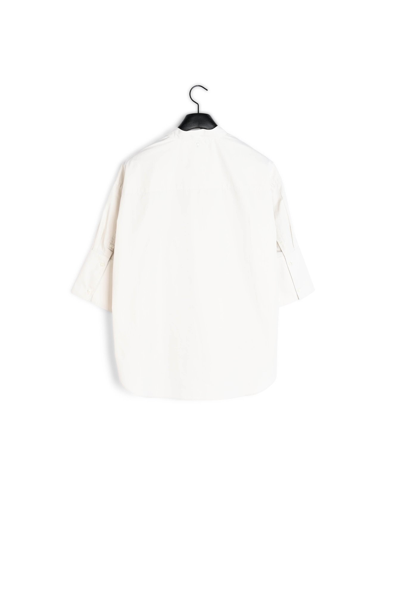 Oversize shirt with mao collar