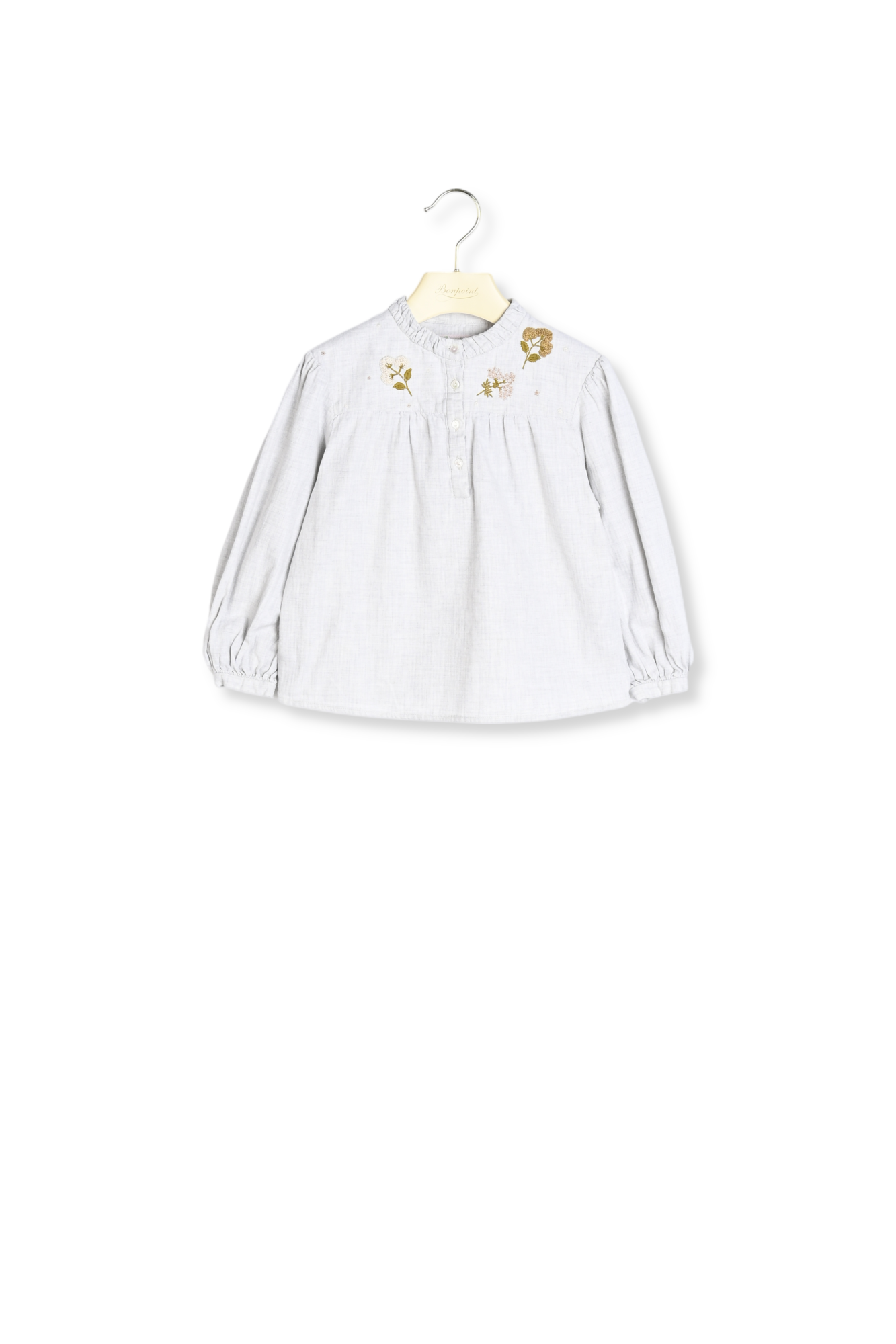 Blouse brodée main Bonpoint Vintage seconde main photo 2