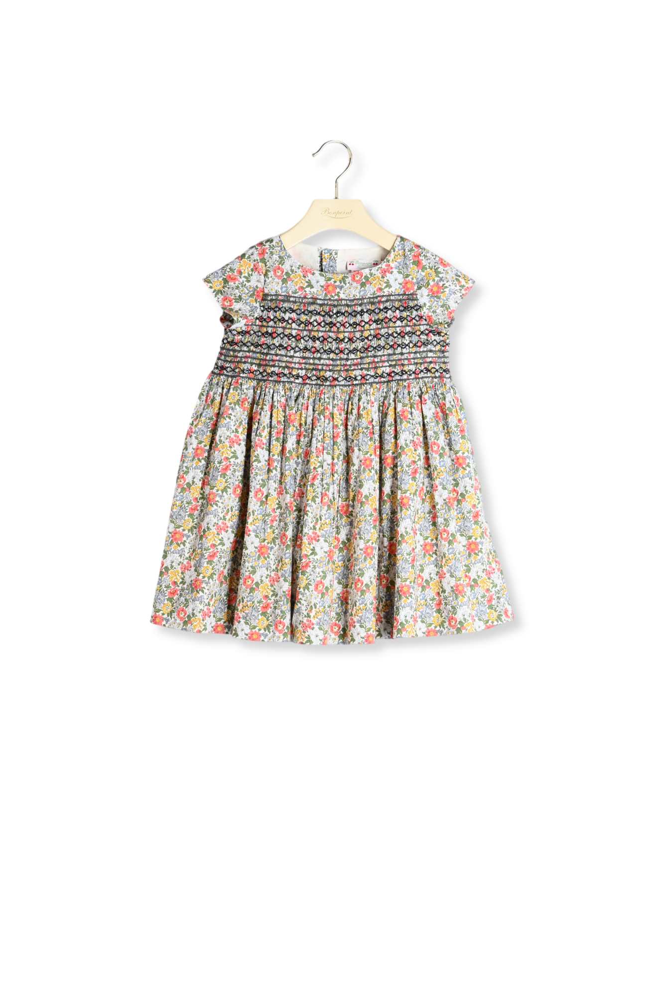 Robe avec smocks Bonpoint Vintage seconde main photo 2