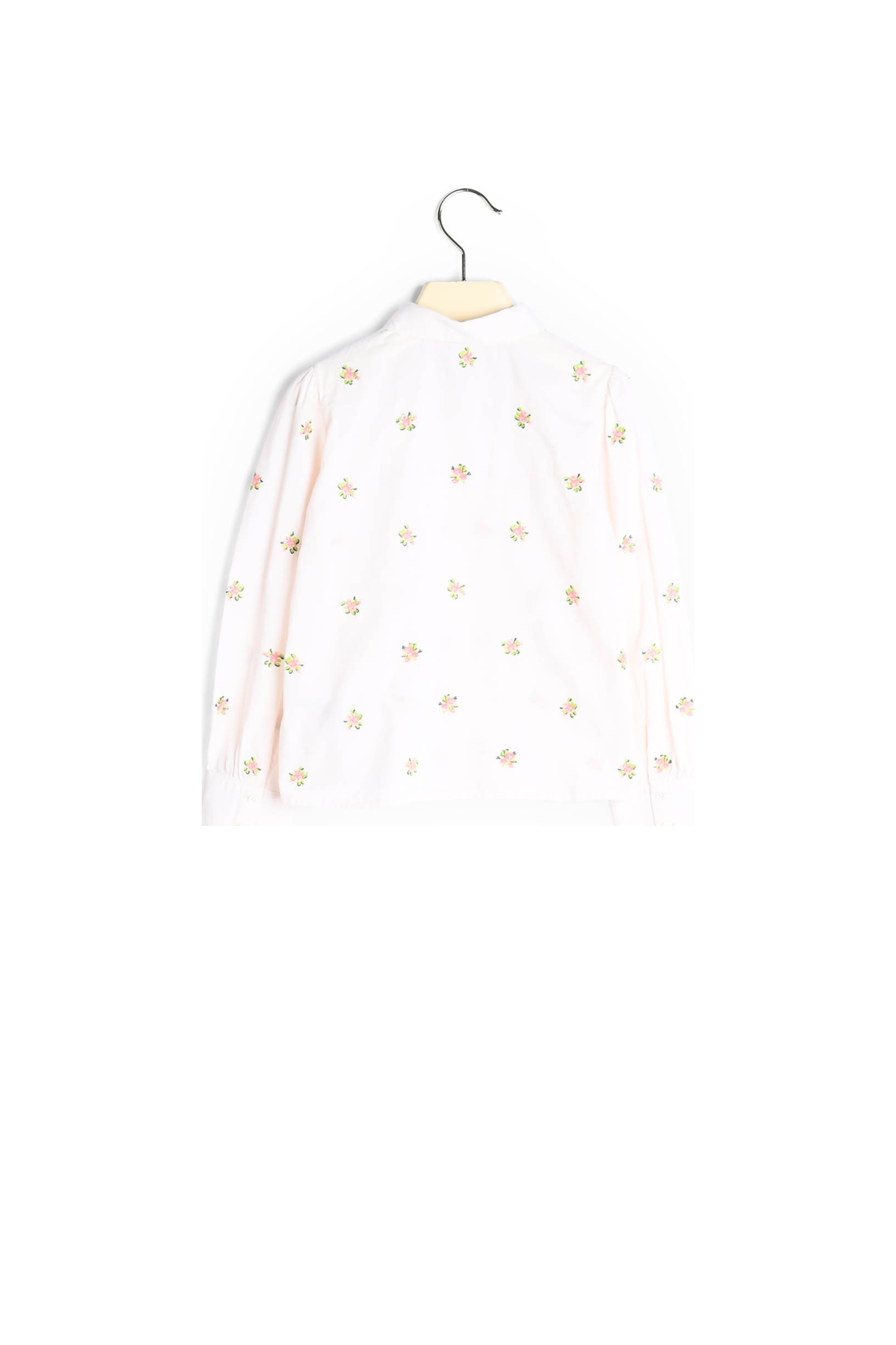 Blouse brodée en voile de coton Bonpoint Vintage seconde main photo 2