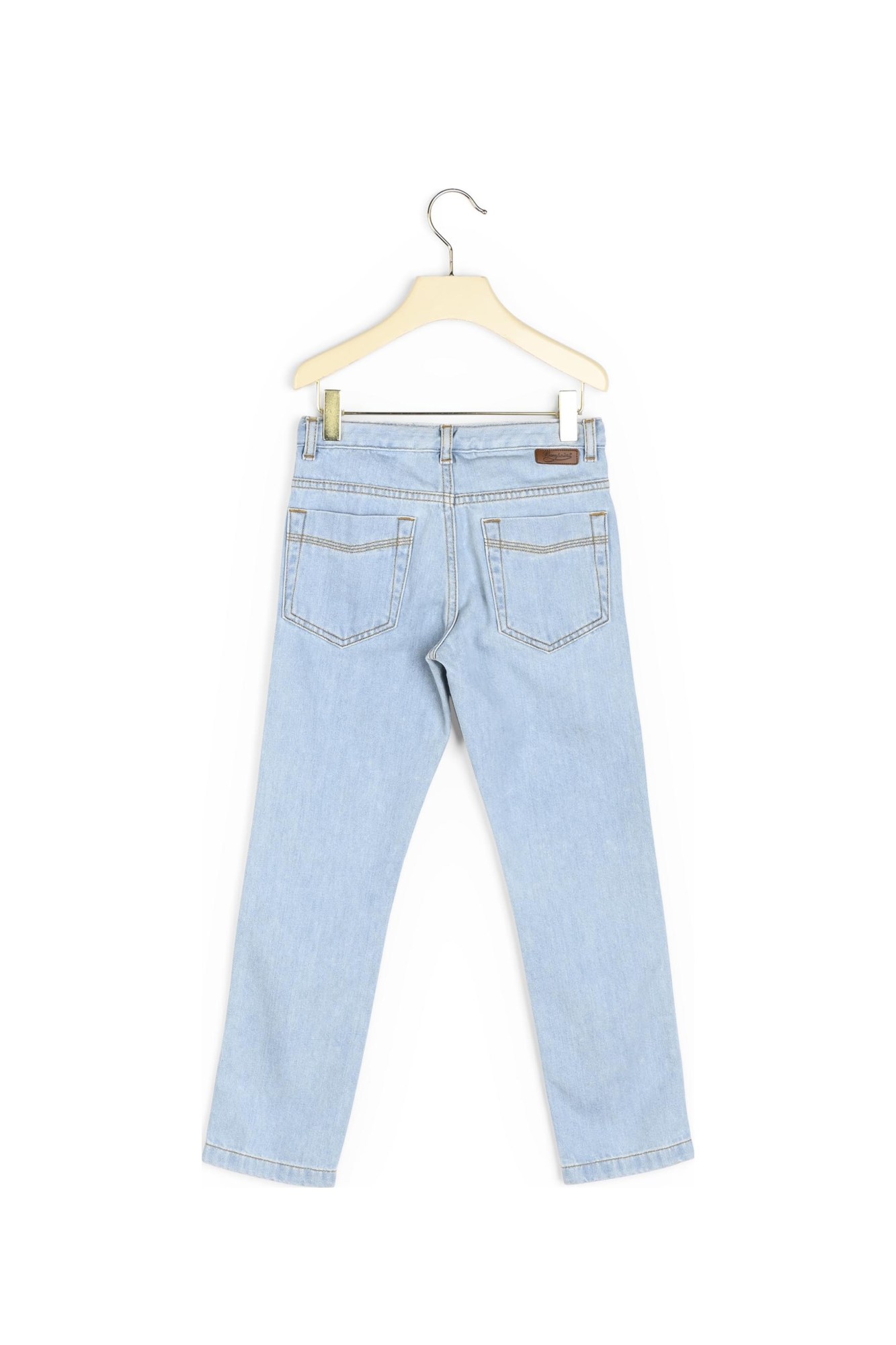 Jean en denim recyclé Bonpoint Vintage seconde main photo 2