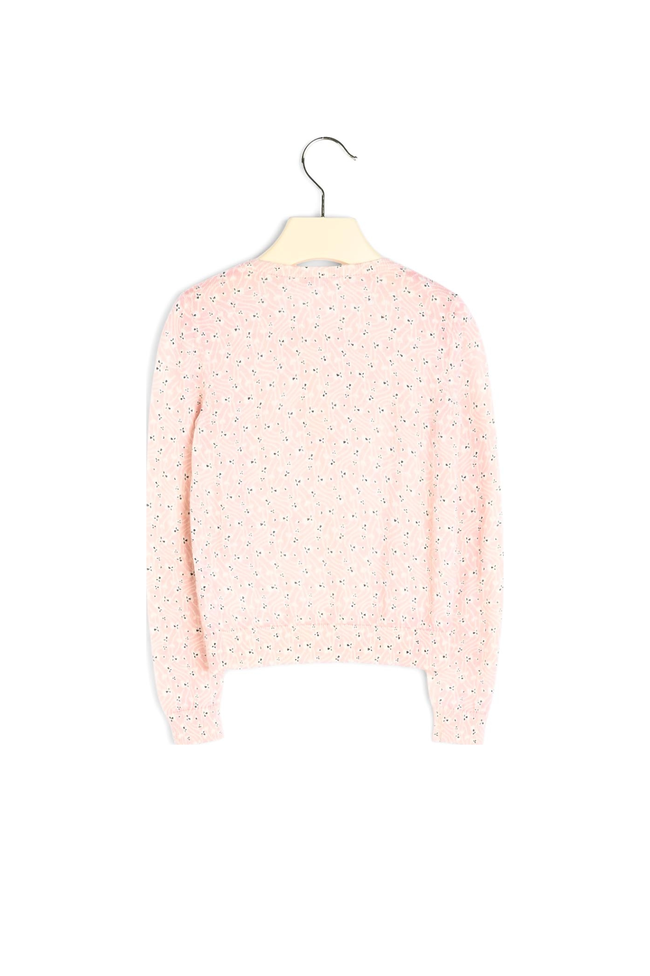 Cardigan  mérinos imprimé Bonpoint Vintage seconde main photo 2