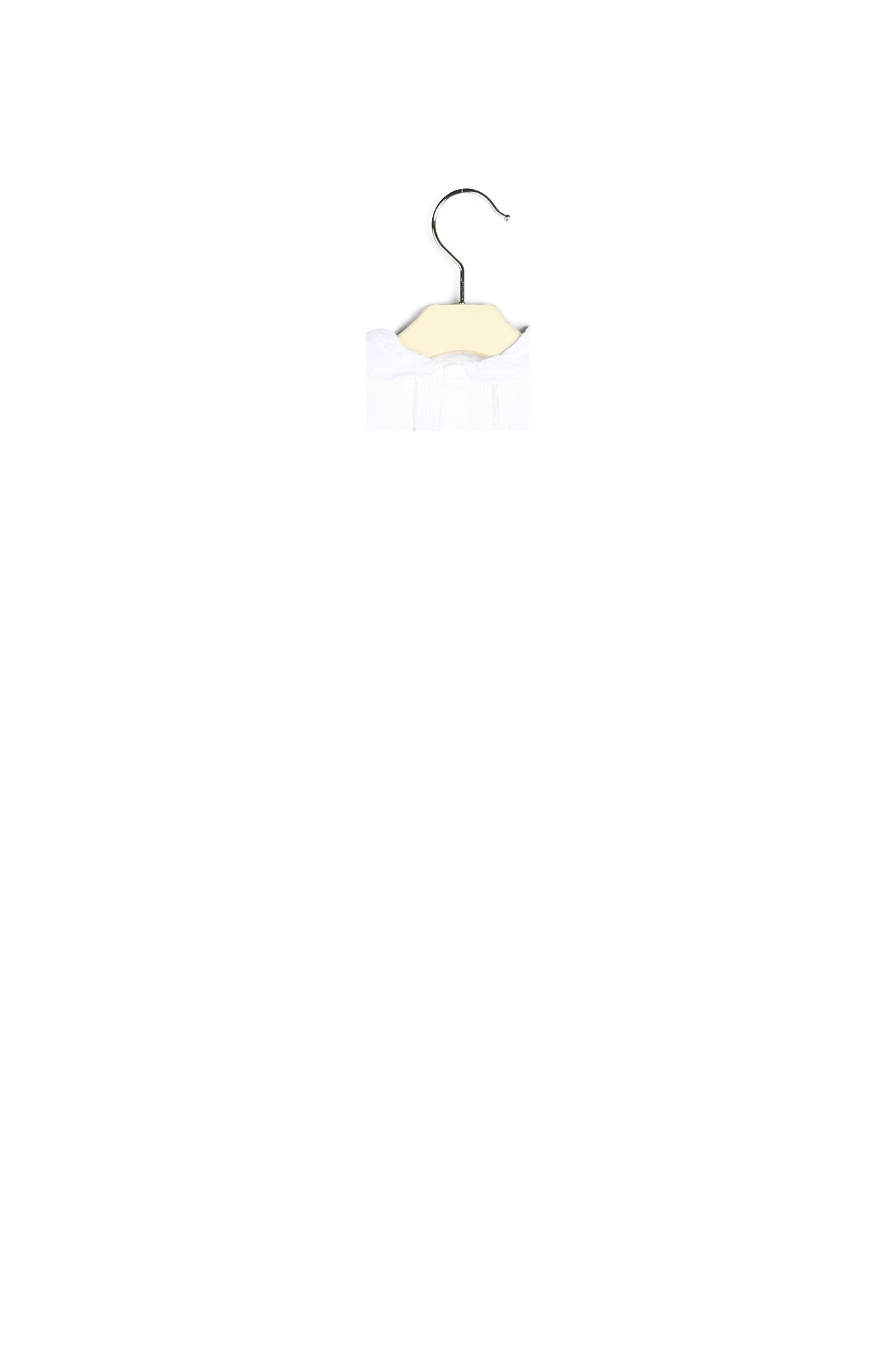 Blouse manches longues Dentelle Bonpoint Vintage seconde main photo 2