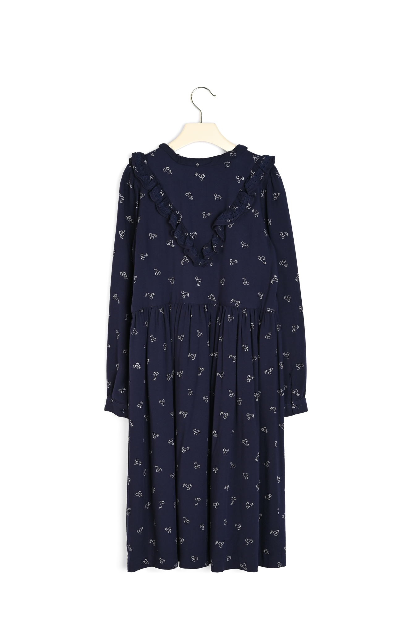 Robe en crêpe imprimée Bonpoint Vintage seconde main photo 3