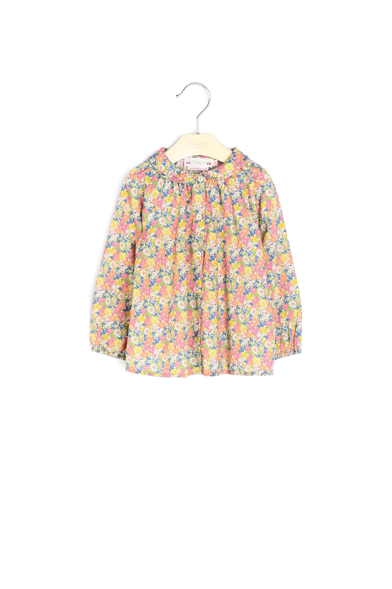 Blouse en tissu liberty exclusif Bonpoint Vintage seconde main photo 1