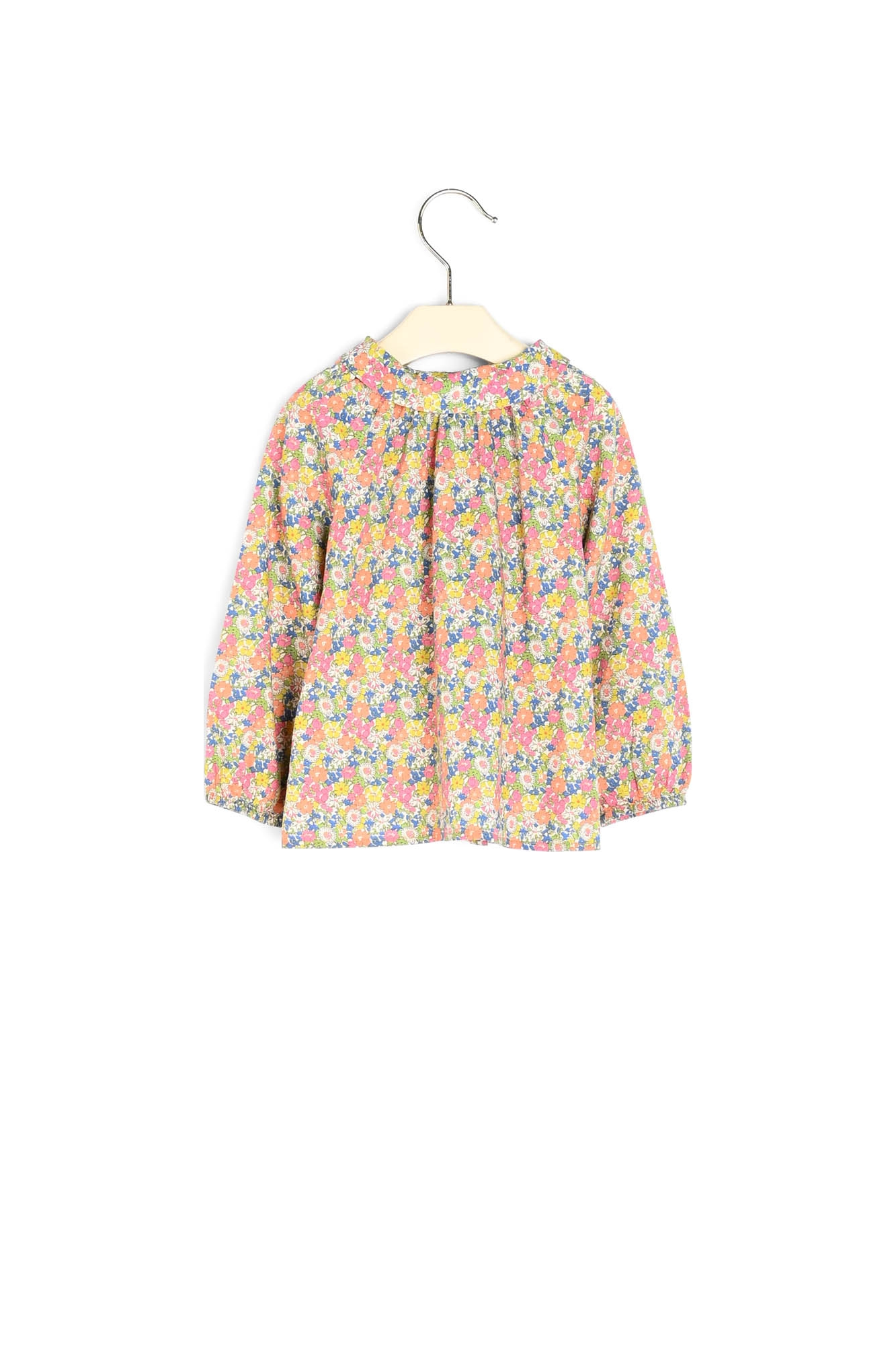 Blouse en tissu liberty exclusif Bonpoint Vintage seconde main photo 2