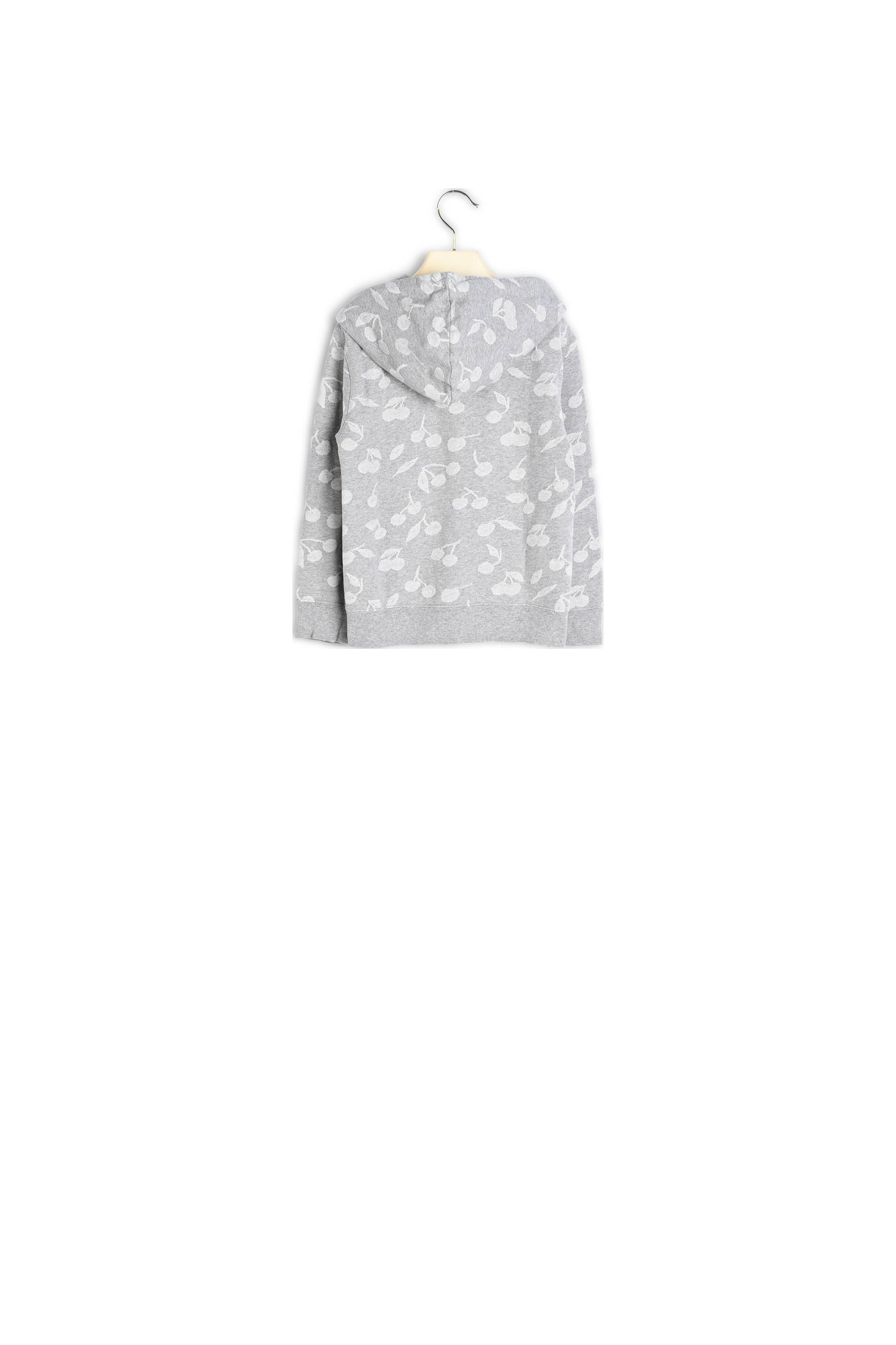 Sweatshirt à jacquard cerise Bonpoint Vintage seconde main photo 2