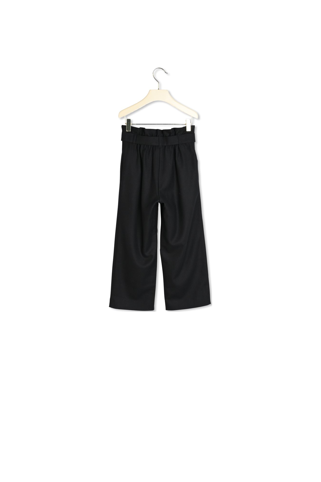 Pantalon en flanelle ceinturé Bonpoint Vintage seconde main photo 3
