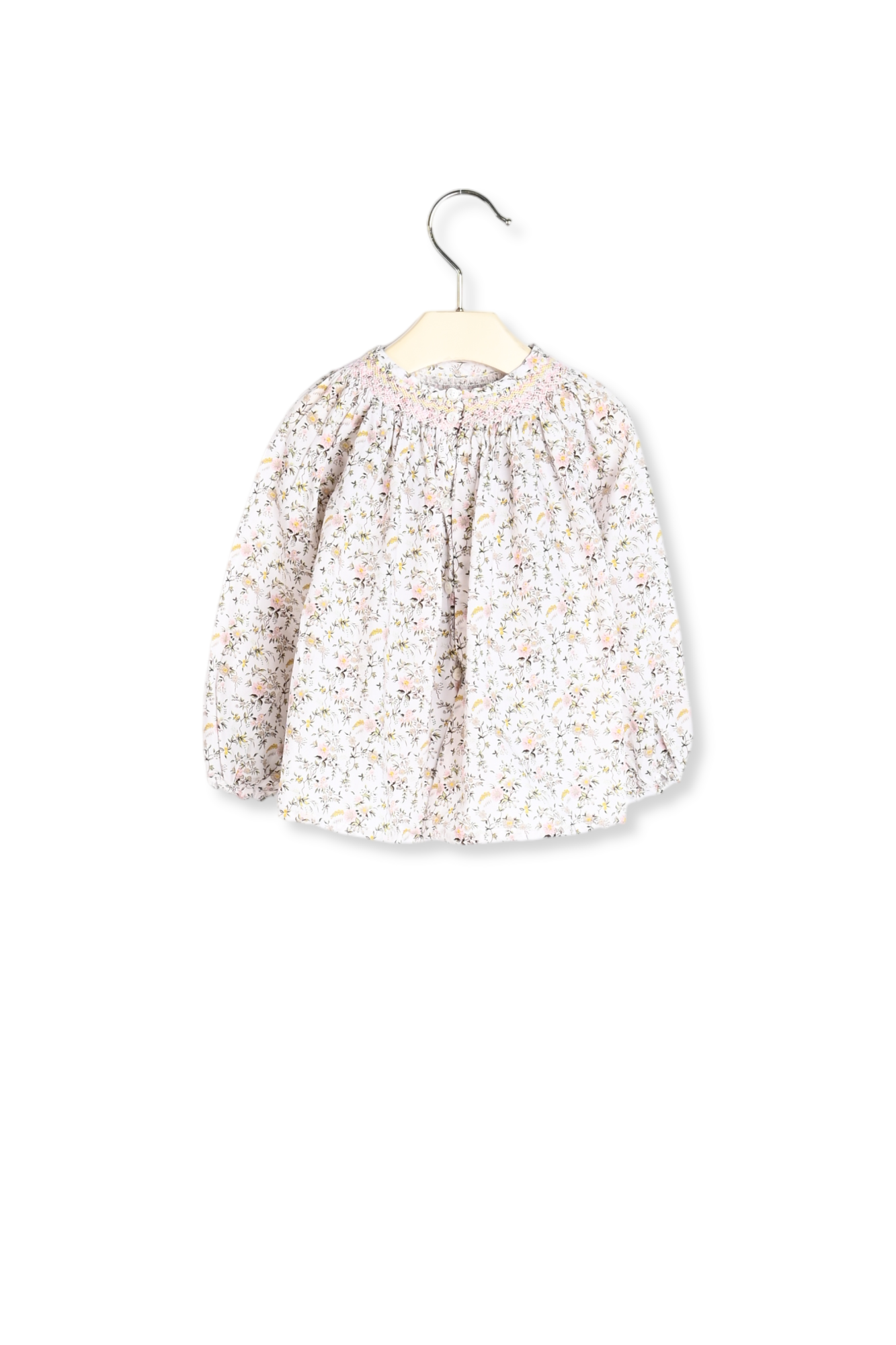 Blouse smockée Griotte Bonpoint Vintage seconde main photo 2