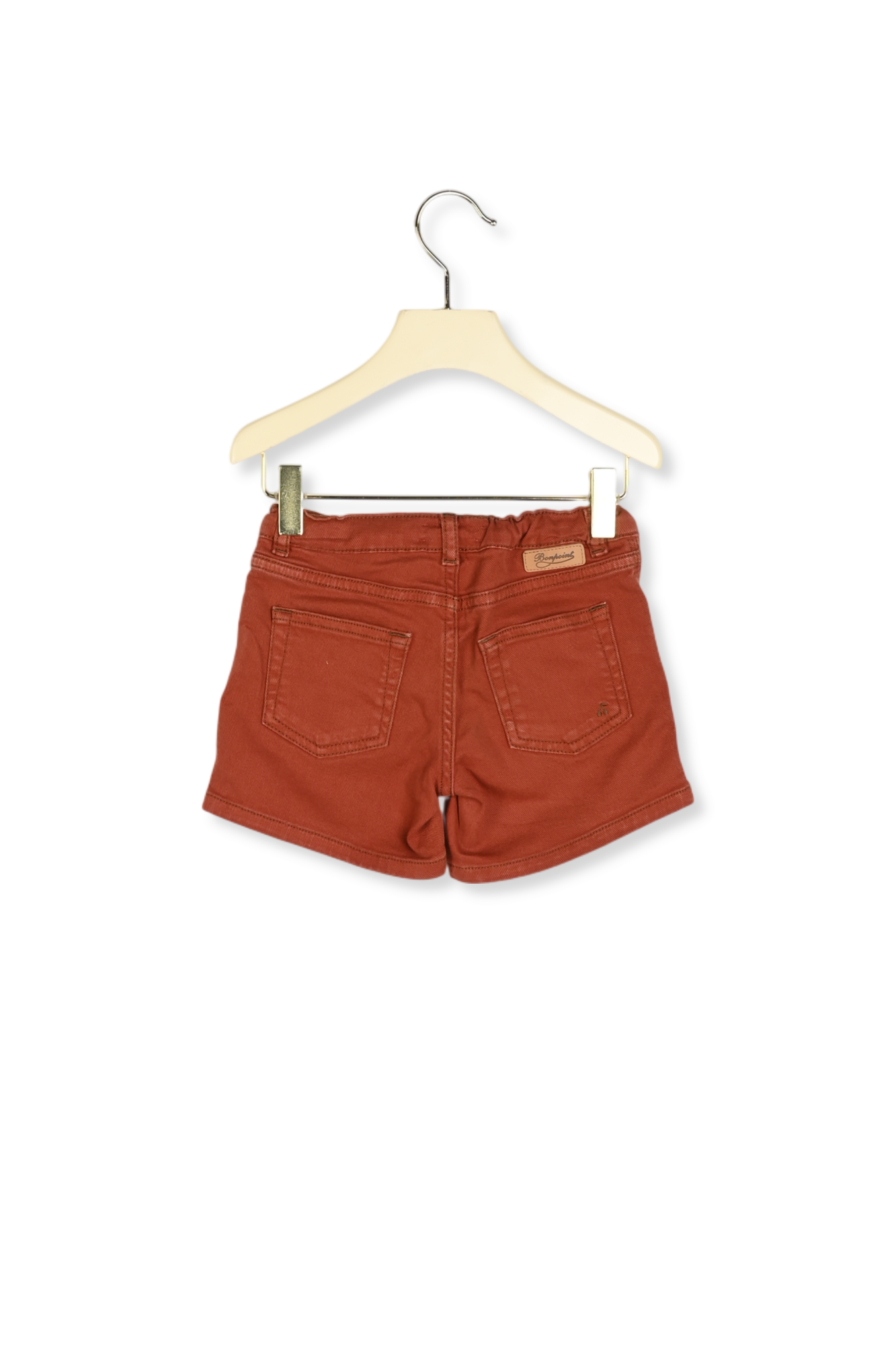 Short en jean avec broderie Bonpoint Vintage seconde main photo 3