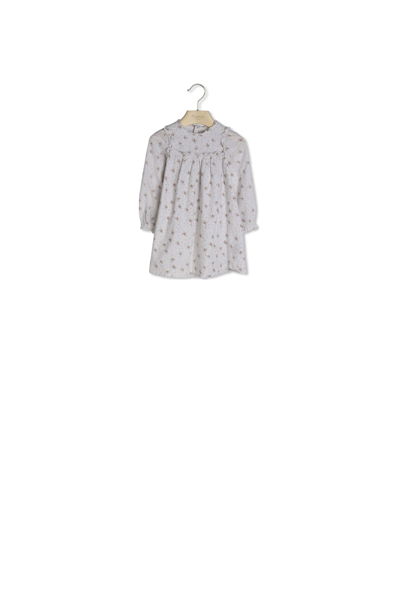 Robe en coton imprimé Bonpoint Vintage seconde main photo 2
