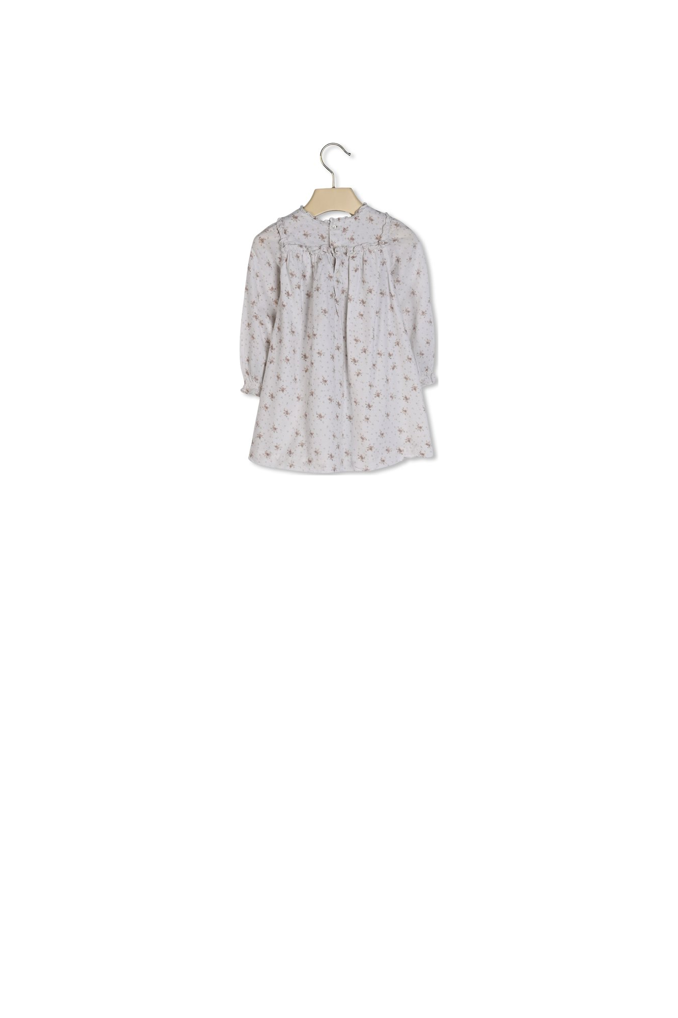 Robe en coton imprimé Bonpoint Vintage seconde main photo 3