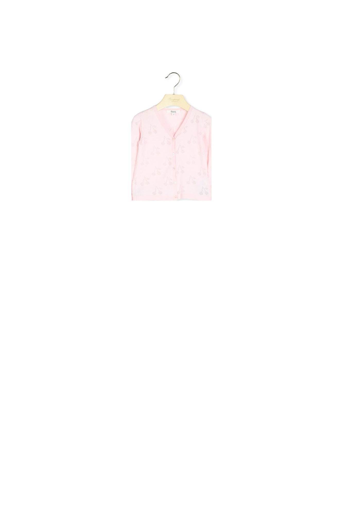 Cardigan en coton ajouré Bonpoint Vintage seconde main photo 2