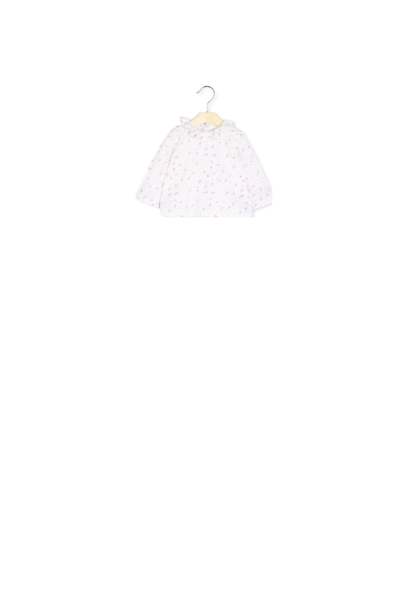 Blouse imprimée à col volanté Bonpoint Vintage seconde main photo 2