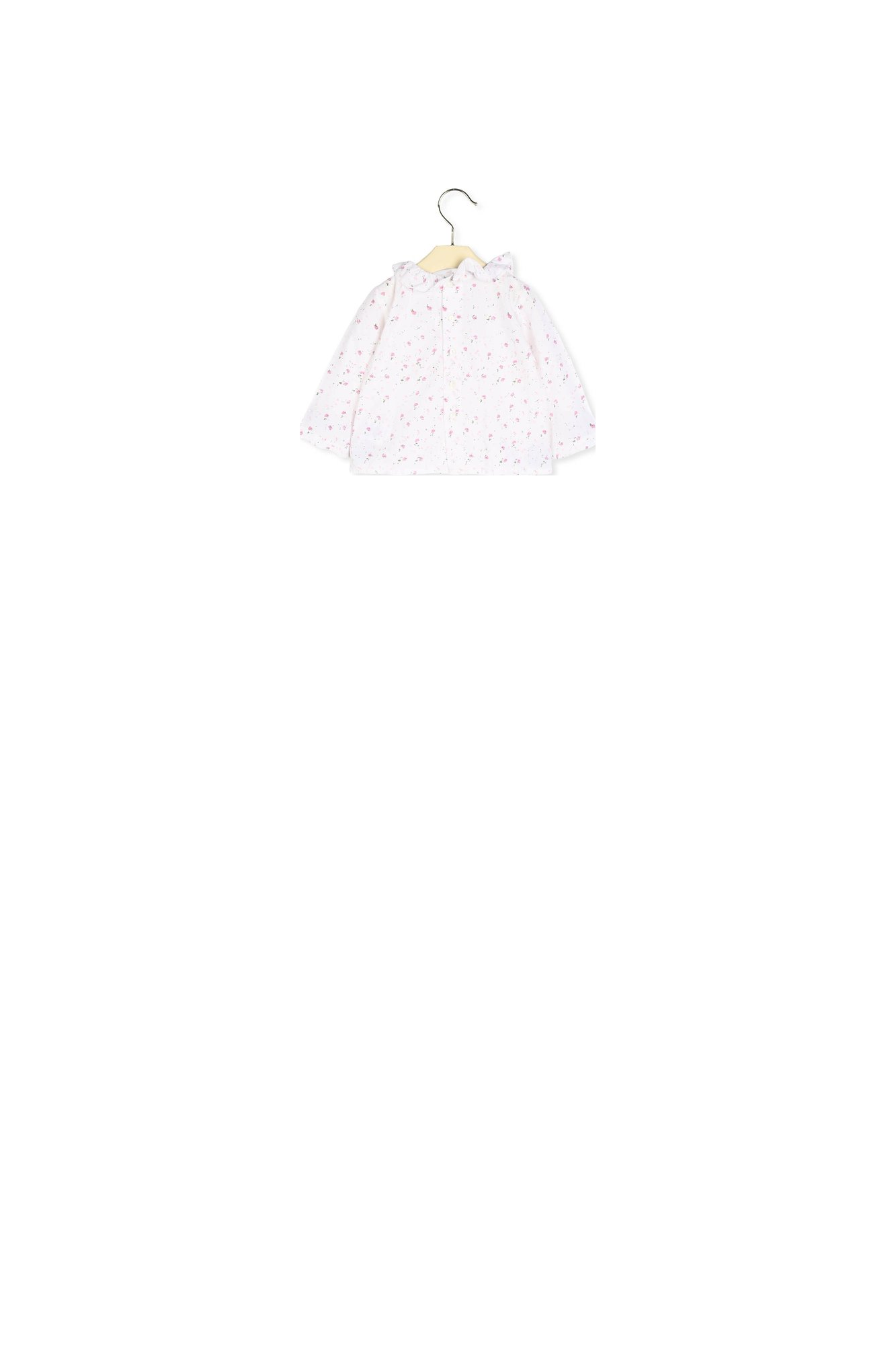 Blouse imprimée à col volanté Bonpoint Vintage seconde main photo 3