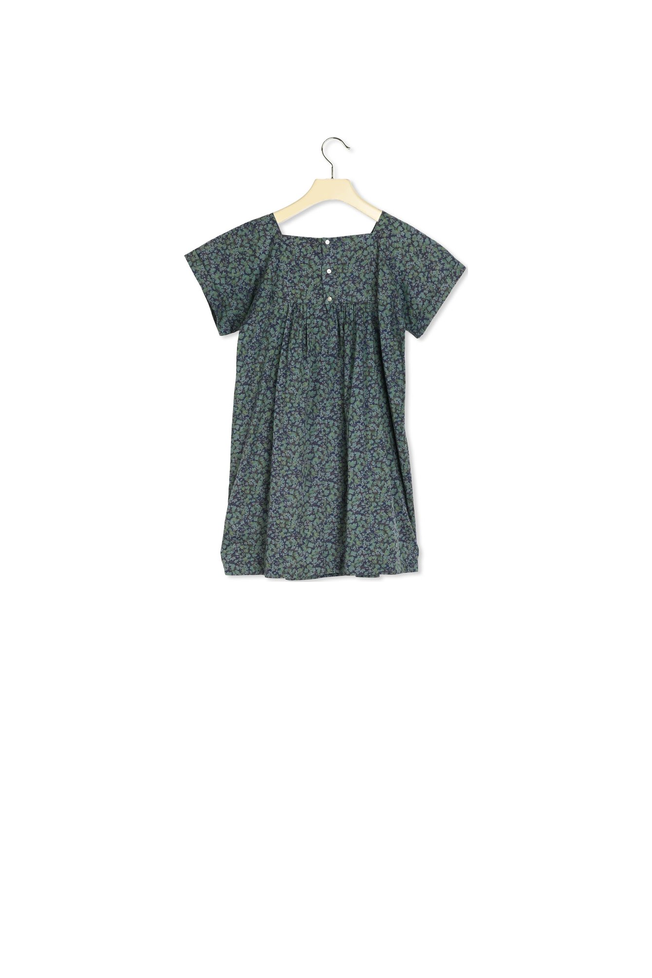 Robe smockée brodée main Bonpoint Vintage seconde main photo 3