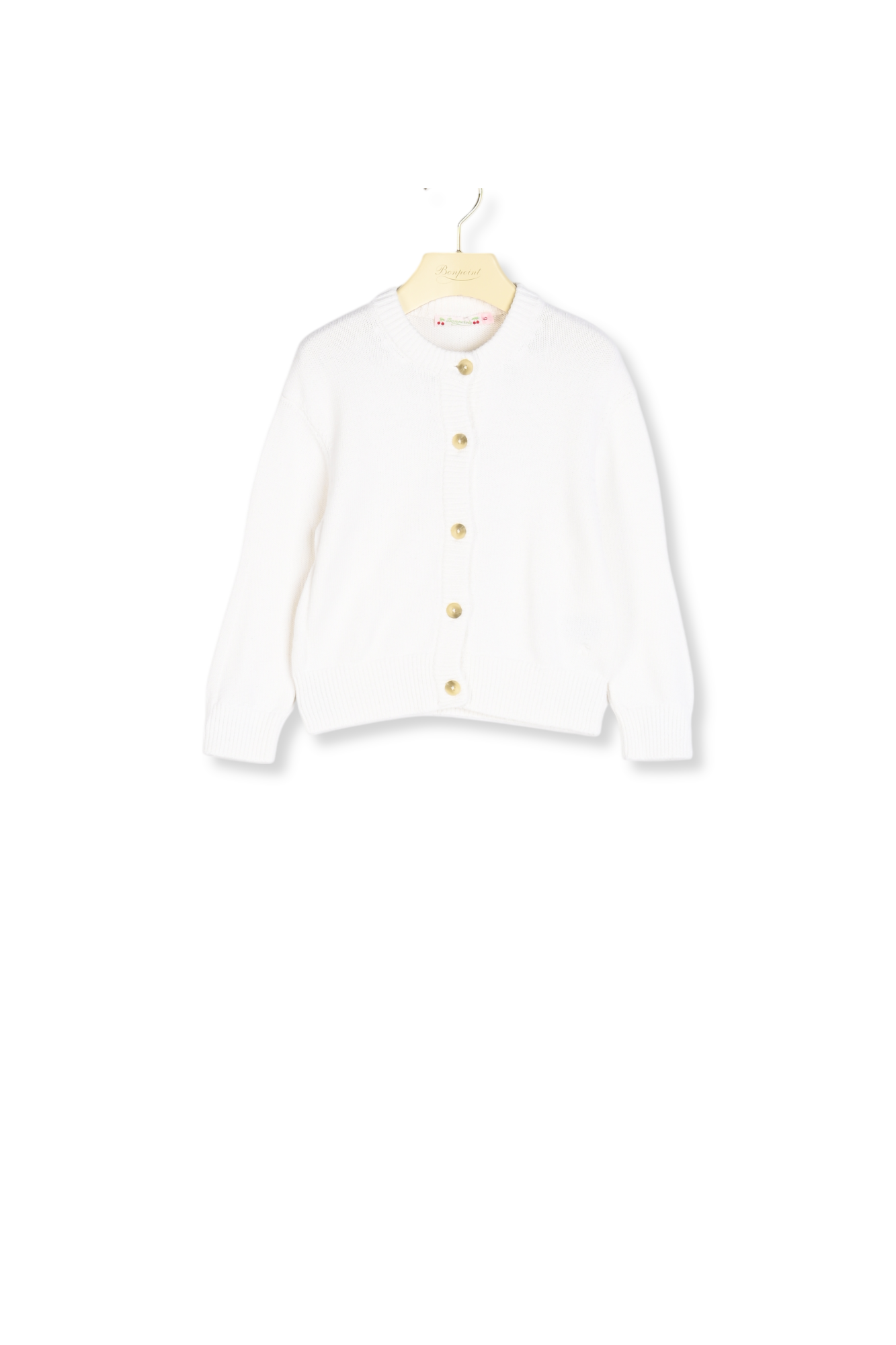 Cardigan en coton bio Bonpoint Vintage seconde main photo 2
