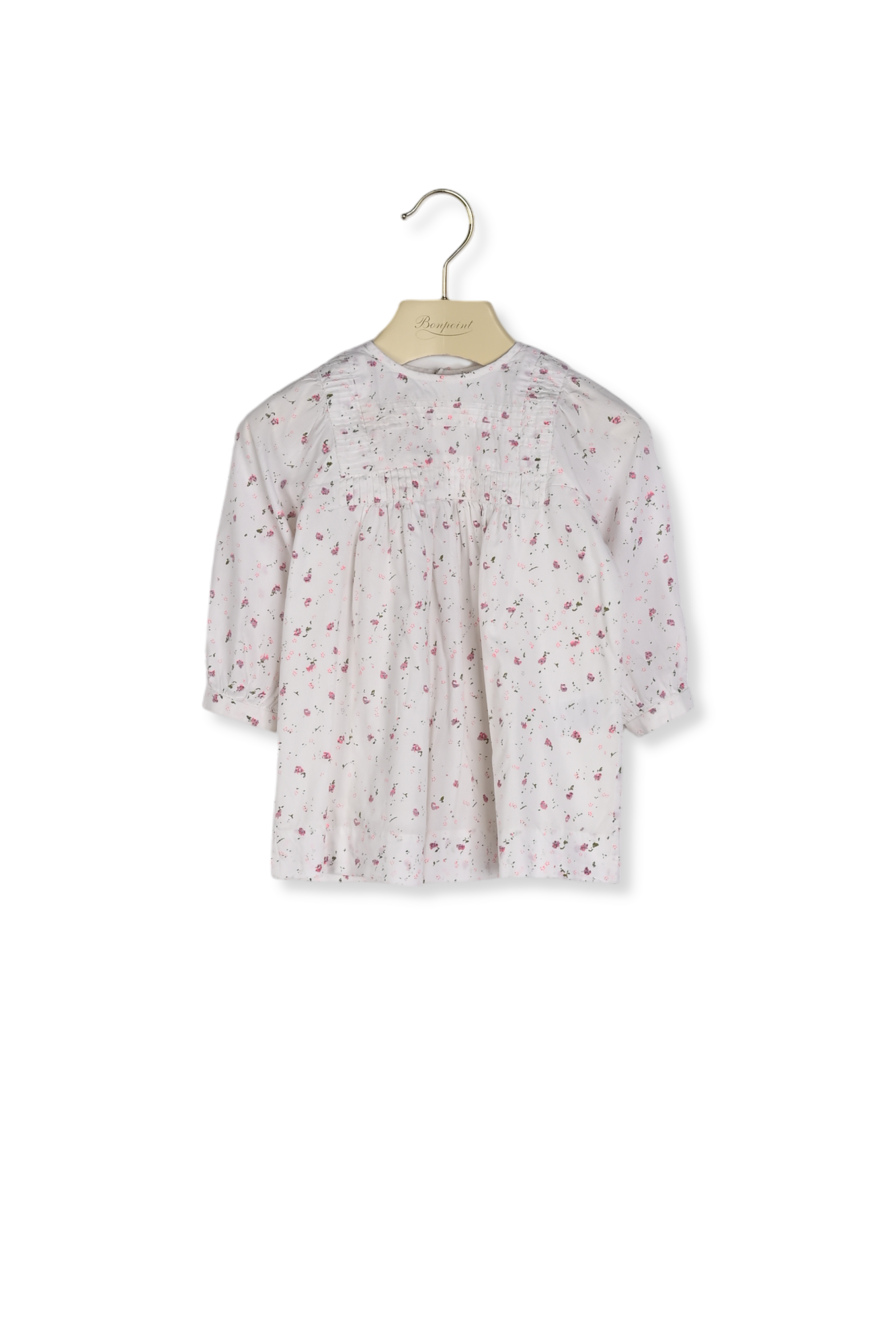 Robe avec plastron plissé Bonpoint Vintage seconde main photo 2
