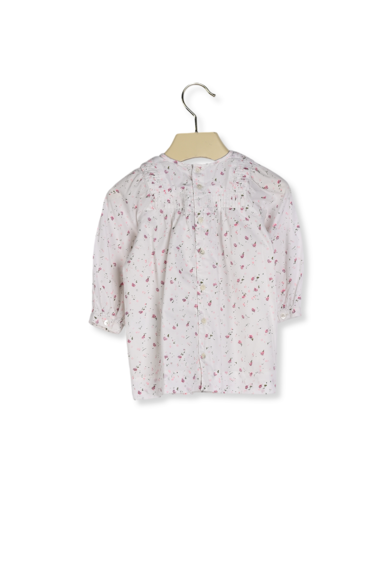 Robe avec plastron plissé Bonpoint Vintage seconde main photo 3