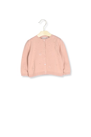 Cardigan Claudie sérigraphié Bonpoint Vintage seconde main photo 2