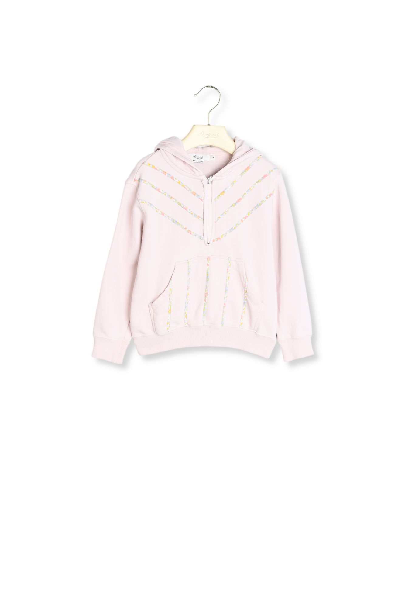 Sweatshirt avec bandes de tissu Liberty Bonpoint Vintage seconde main photo 1