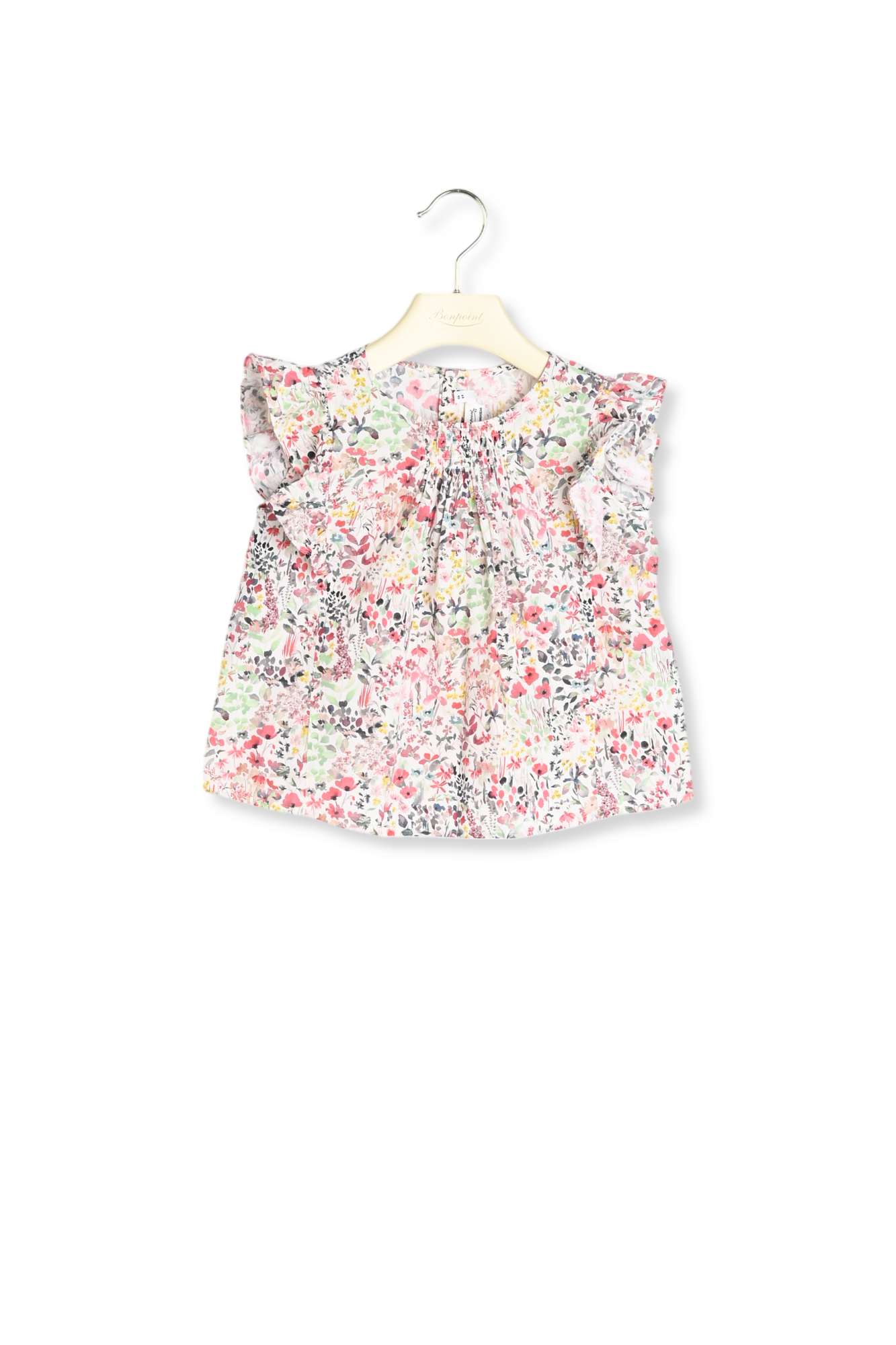 Blouse en tissu Liberty fleuri Bonpoint Vintage seconde main photo 2