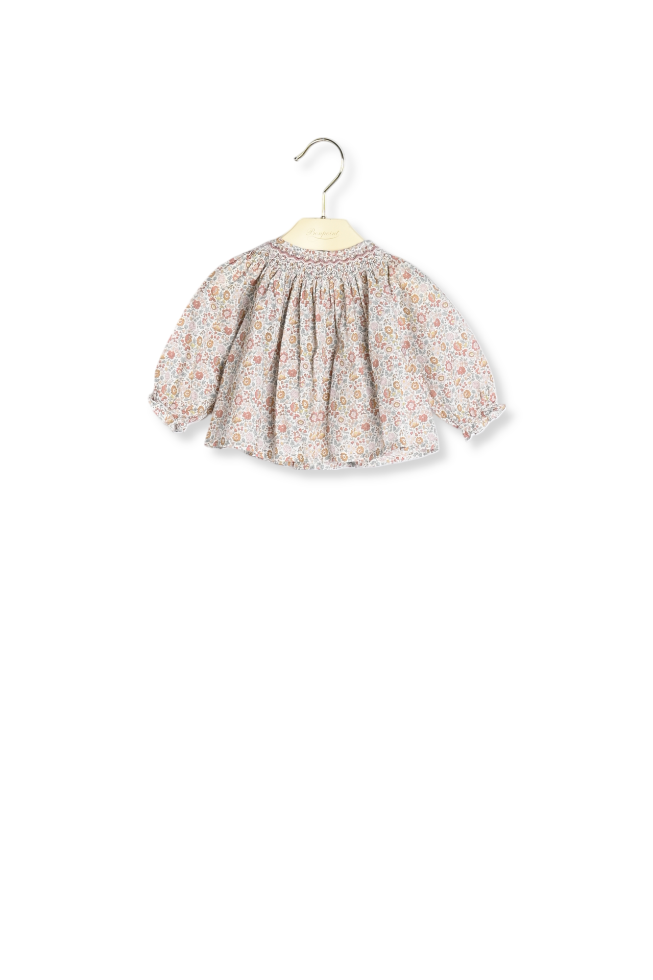 Blouse smockée Griotte Bonpoint Vintage seconde main photo 2
