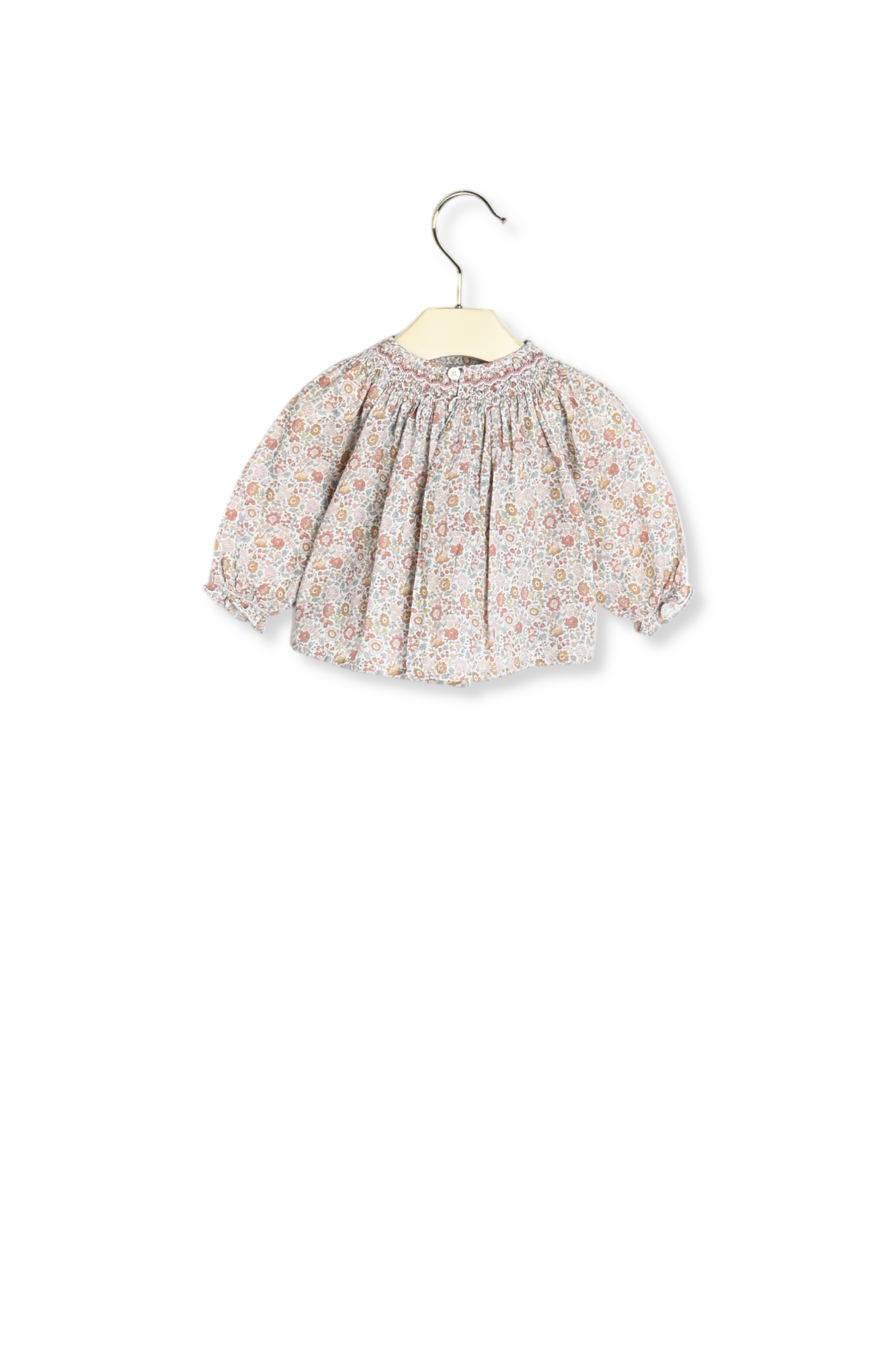 Blouse smockée Griotte Bonpoint Vintage seconde main photo 3