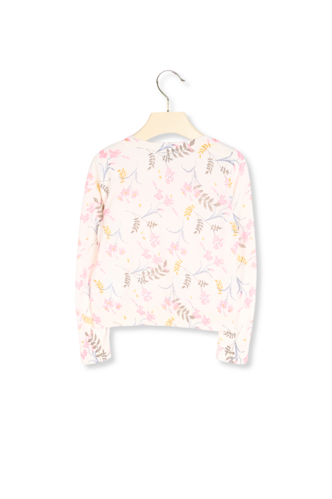 Cardigan en coton imprimé Bonpoint Vintage seconde main photo 3