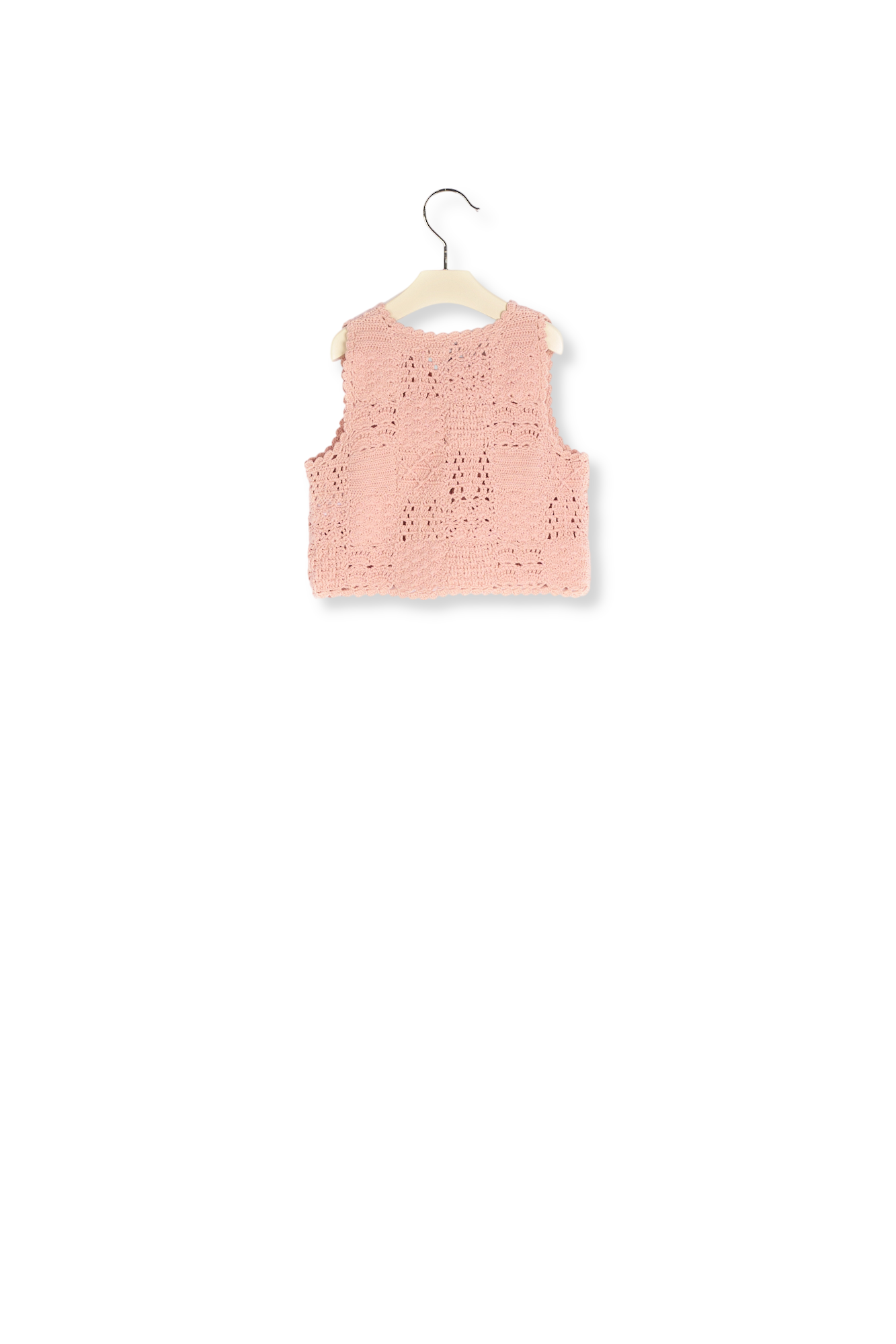 Gilet sans manches en crochet Bonpoint Vintage seconde main photo 3