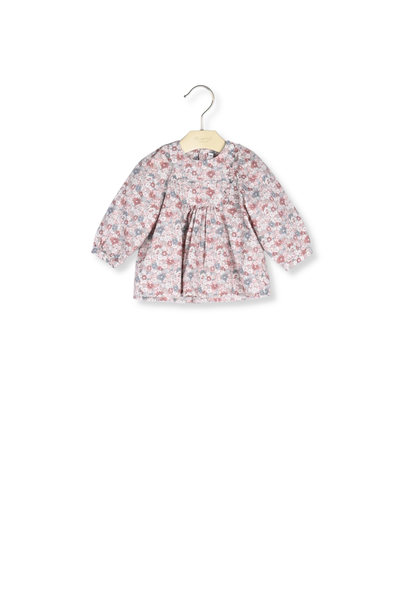 Blouse avec plastron et plis plats Bonpoint Vintage seconde main photo 2