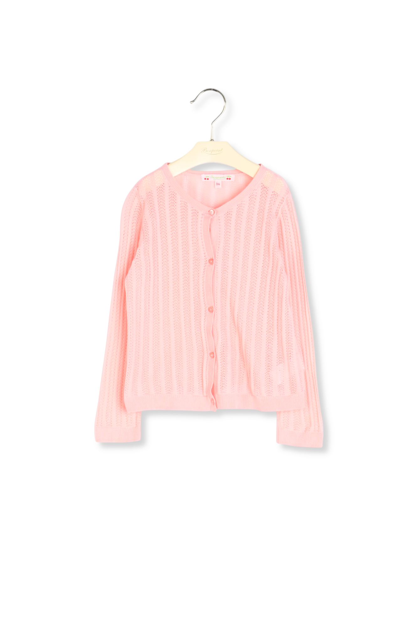 Cardigan ajouré Bonpoint Vintage seconde main photo 2