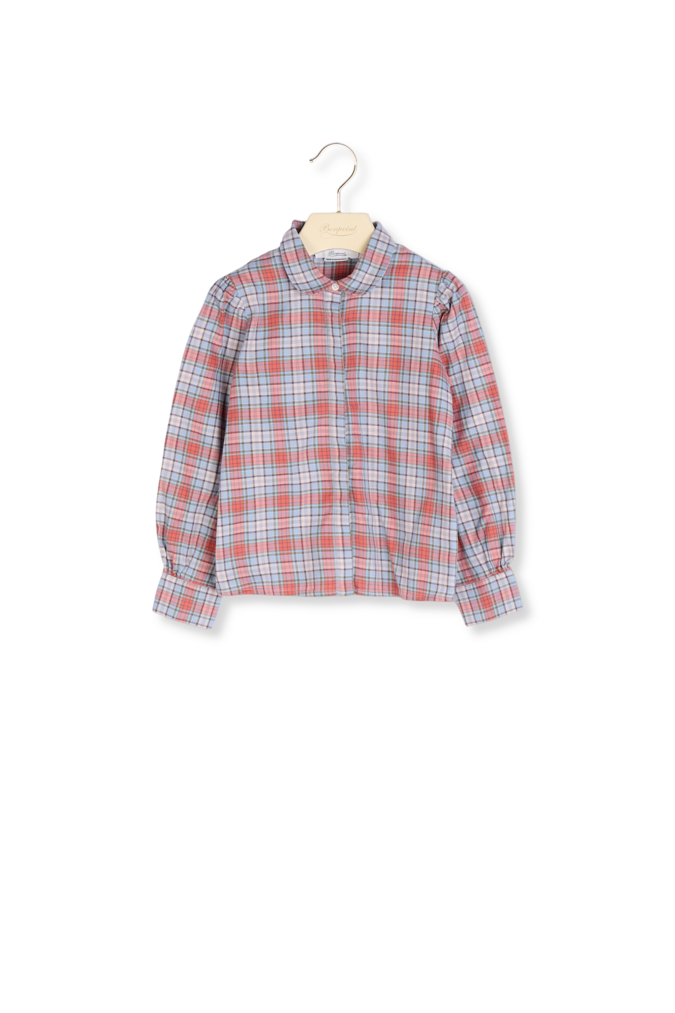 Blouse à carreaux Bonpoint Vintage seconde main photo 1