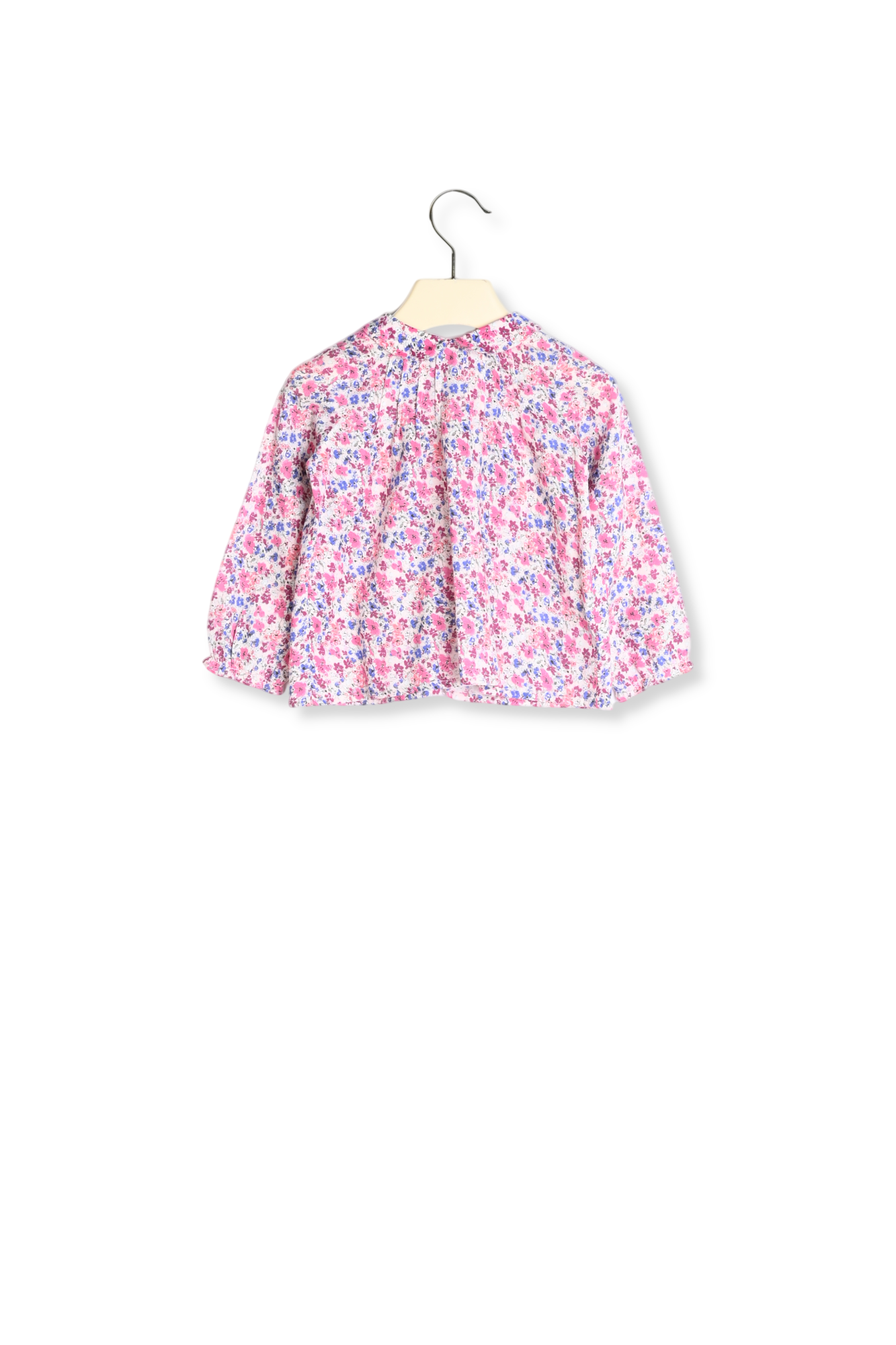 Blouse en crêpe de coton Bonpoint Vintage seconde main photo 2