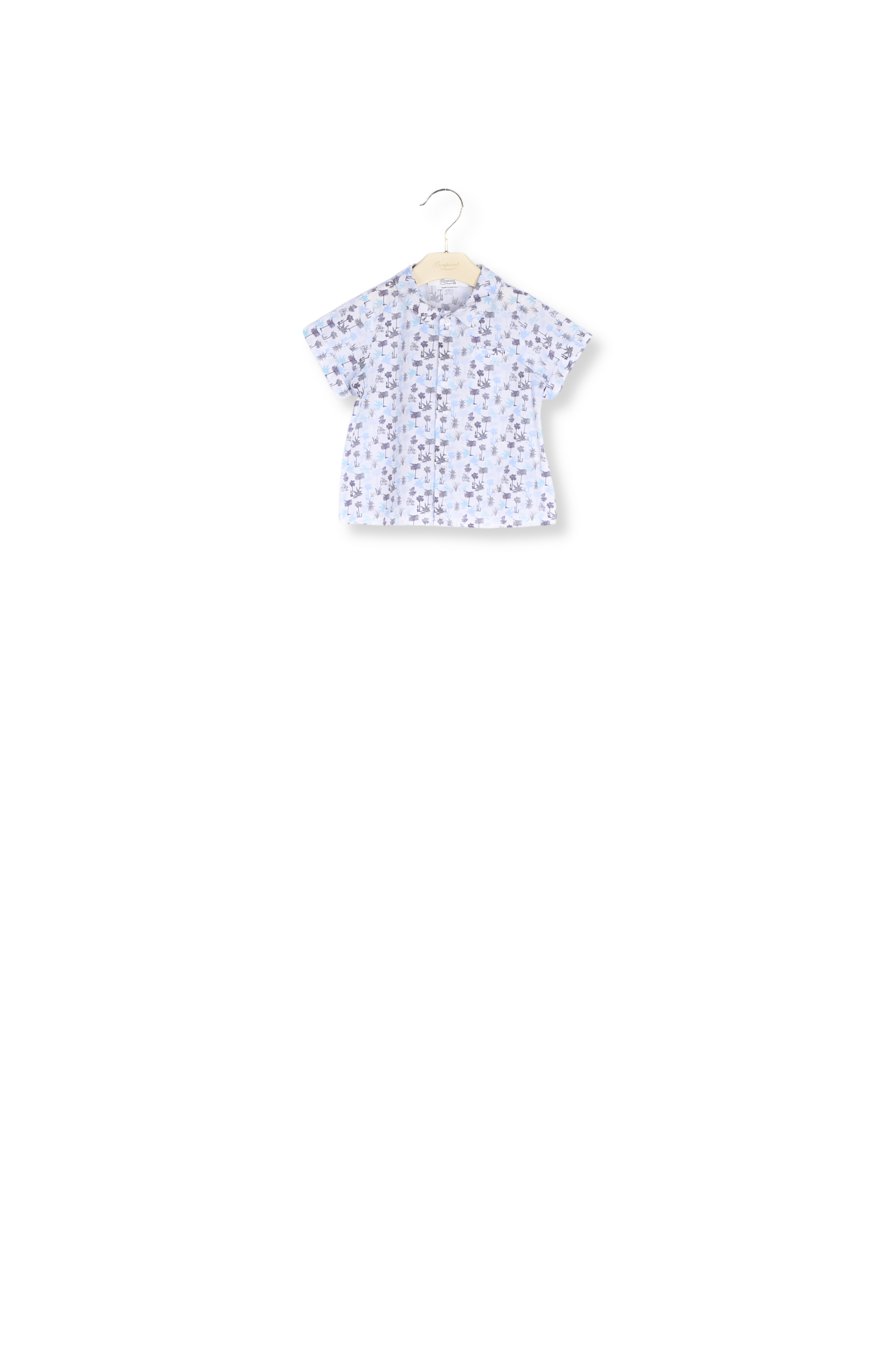 Chemise en popeline imprimée Bonpoint Vintage seconde main photo 2