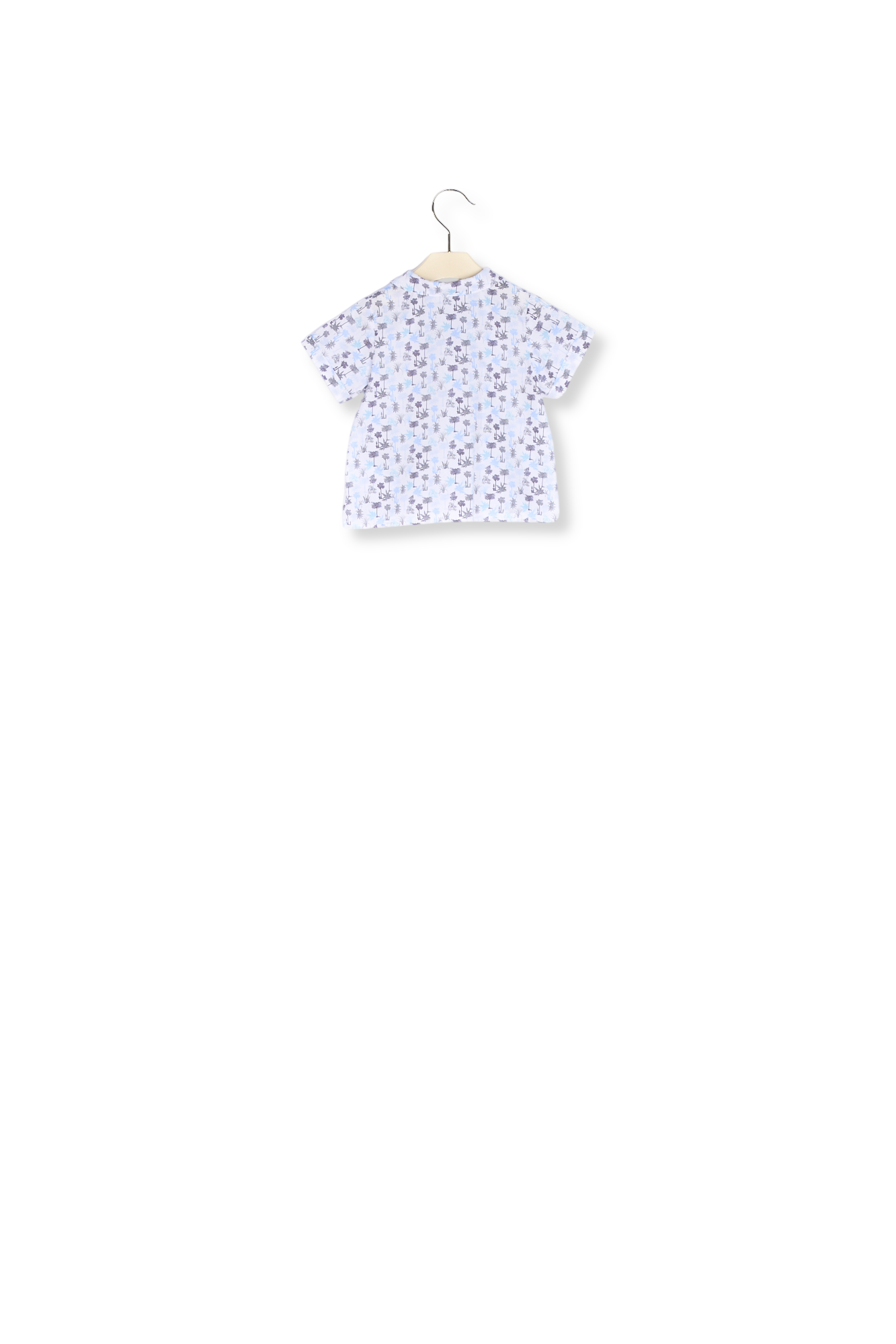Chemise en popeline imprimée Bonpoint Vintage seconde main photo 3