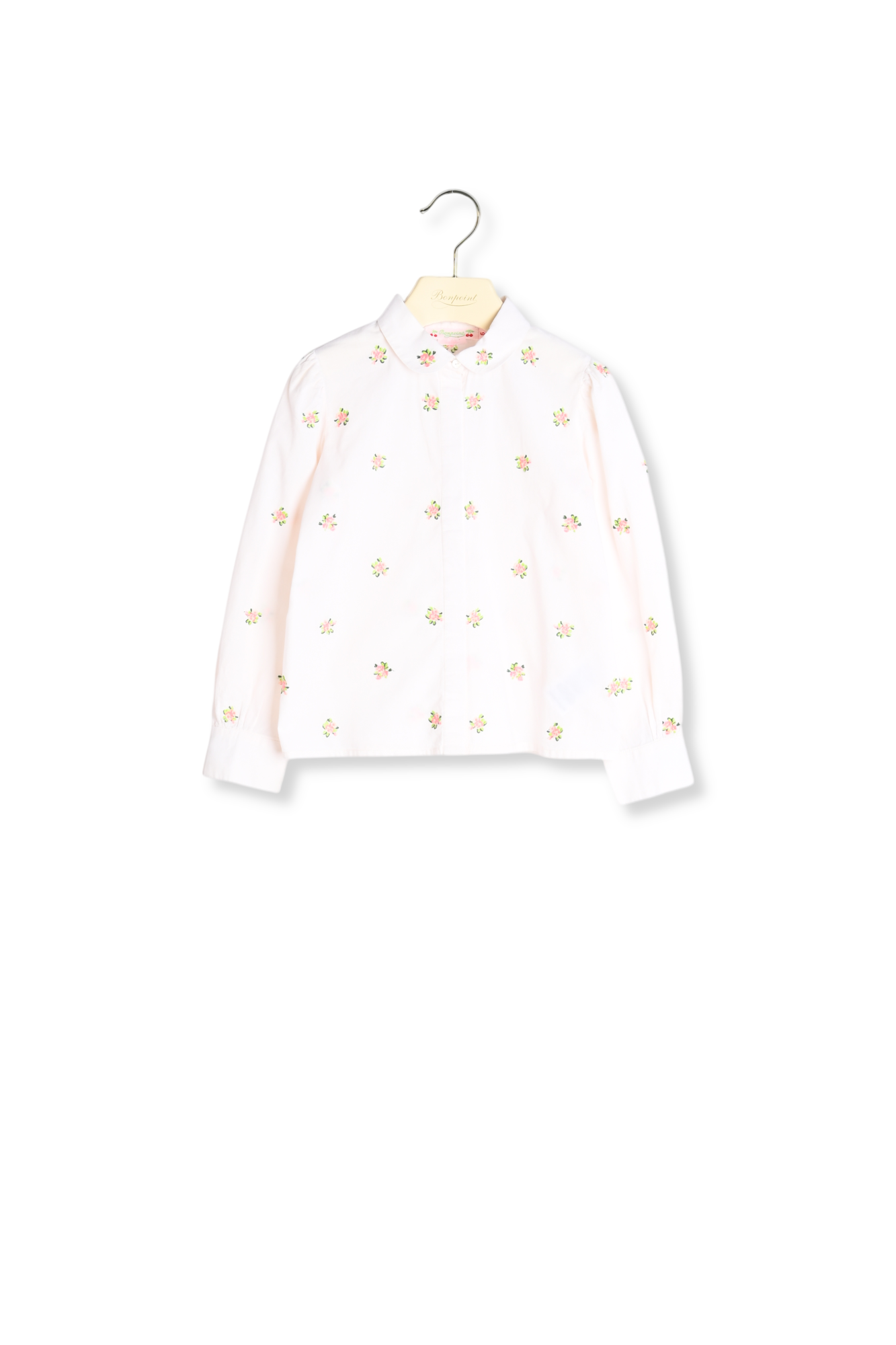 Blouse brodée en voile de coton Bonpoint Vintage seconde main photo 1