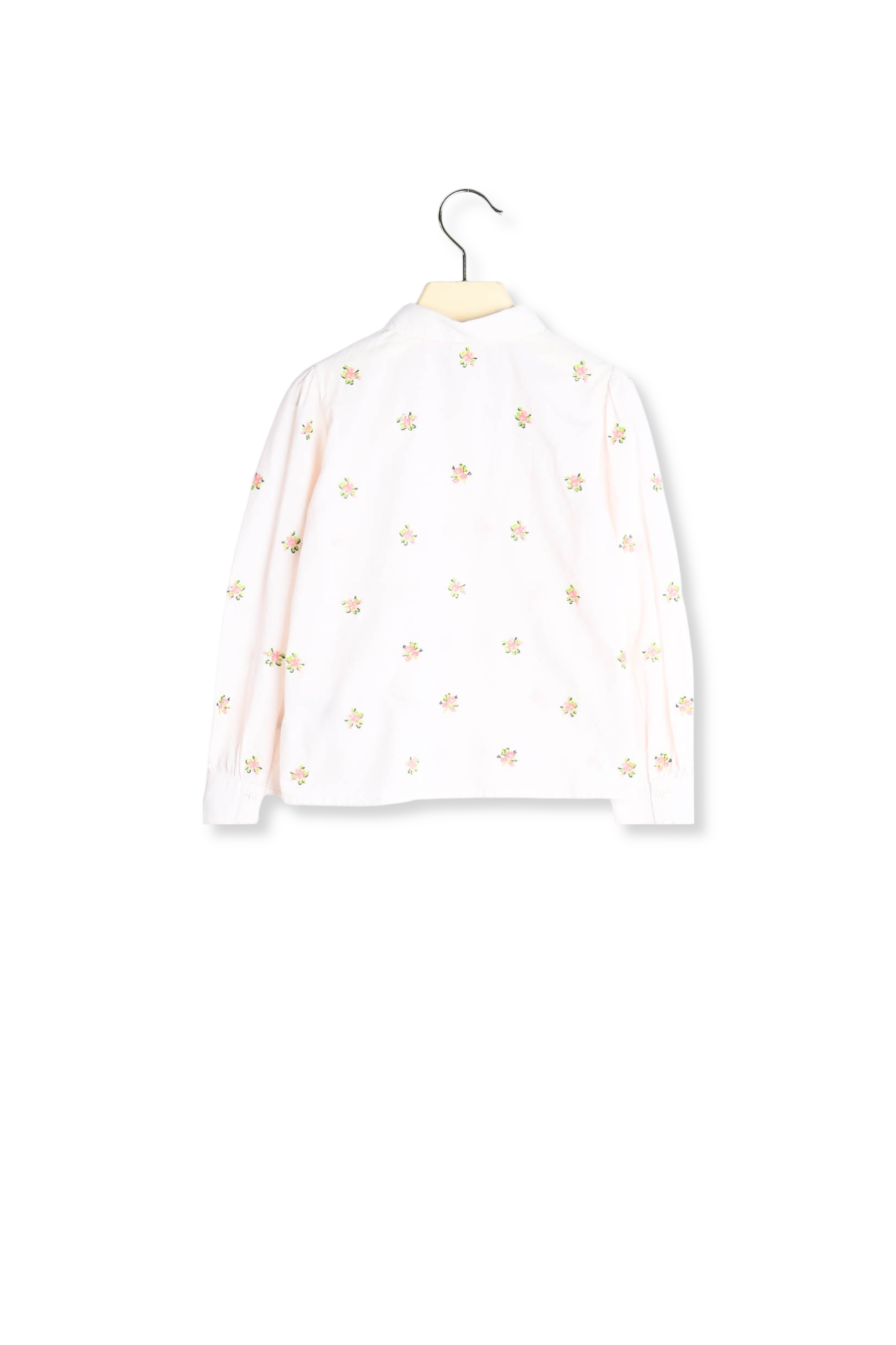 Blouse brodée en voile de coton Bonpoint Vintage seconde main photo 2