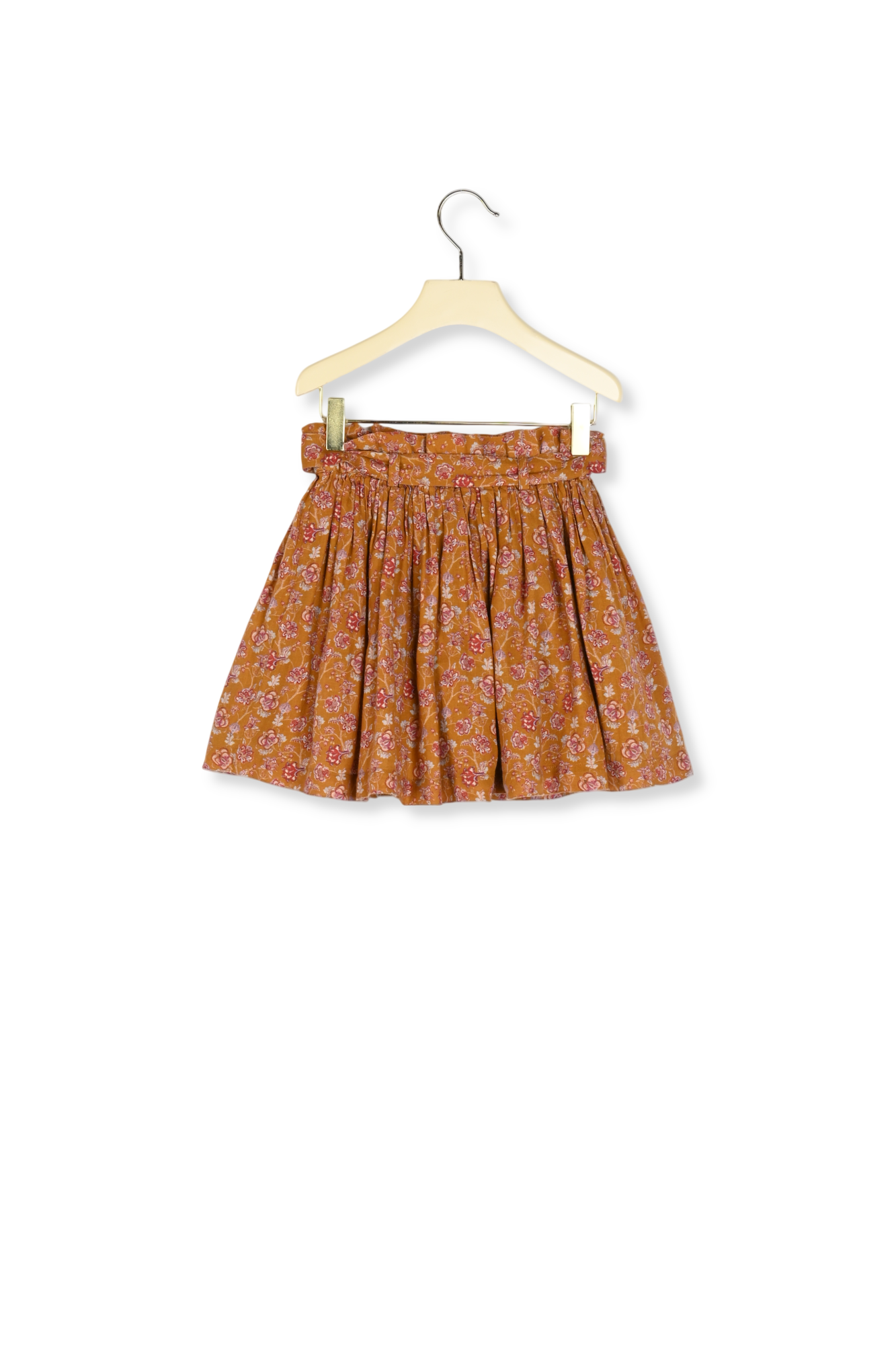 Jupe en twill imprimé Bonpoint Vintage seconde main photo 3