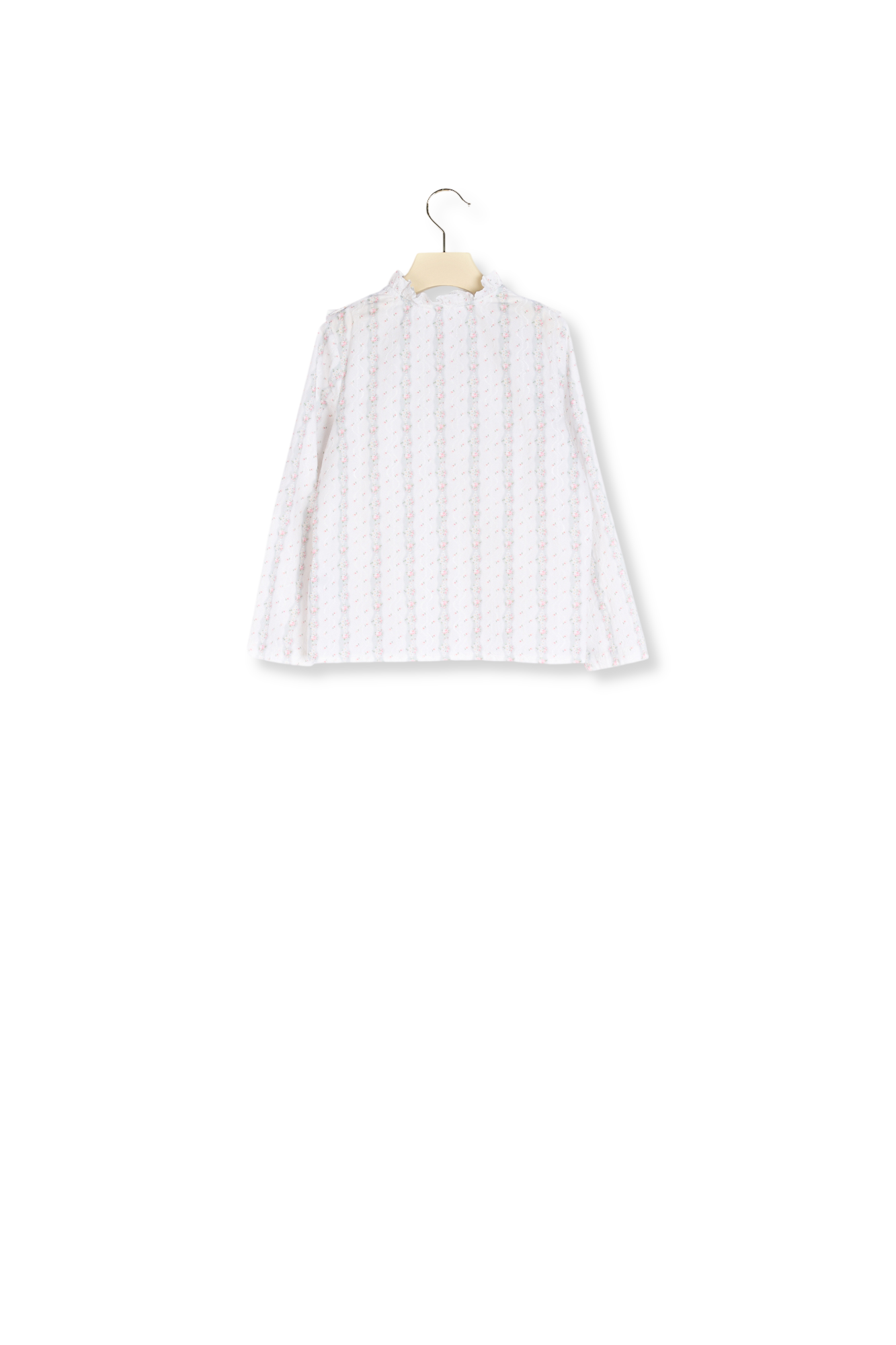 Chemise en popeline brodée Bonpoint Vintage seconde main photo 3